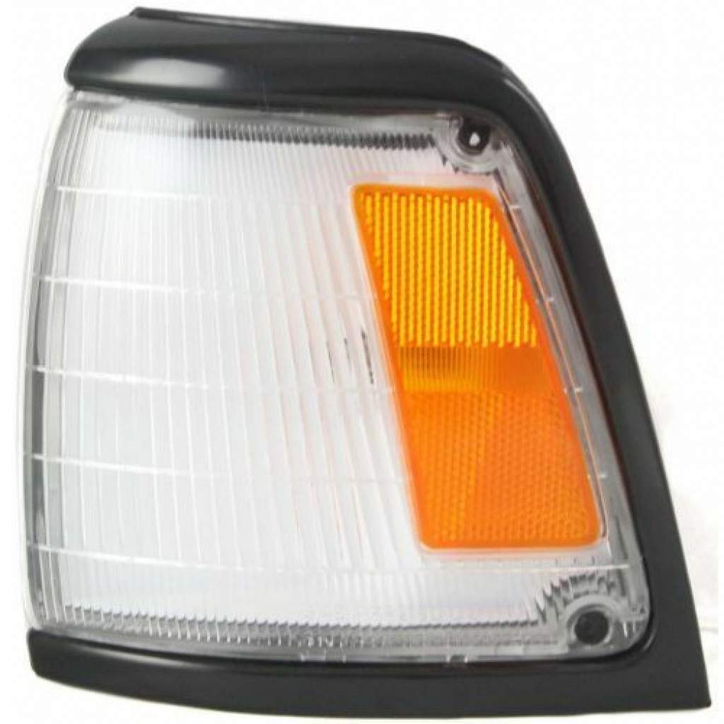 1992-1995 Toyota Pickup Parking Clearance Light - Driver Side Base Model Black (TO2520125) | Replacement for Toyota Truck | Perfect for Night Driving & Off-Road Adventures
