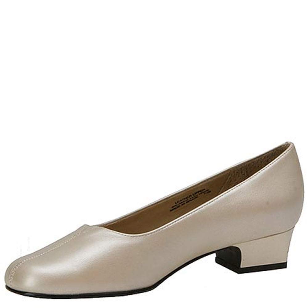 Trotters Women's Doris Dress Pump - Comfortable Low Heel Pumps for Work, Office & Formal Occasions | Classic Pointed Toe Shoes for Women