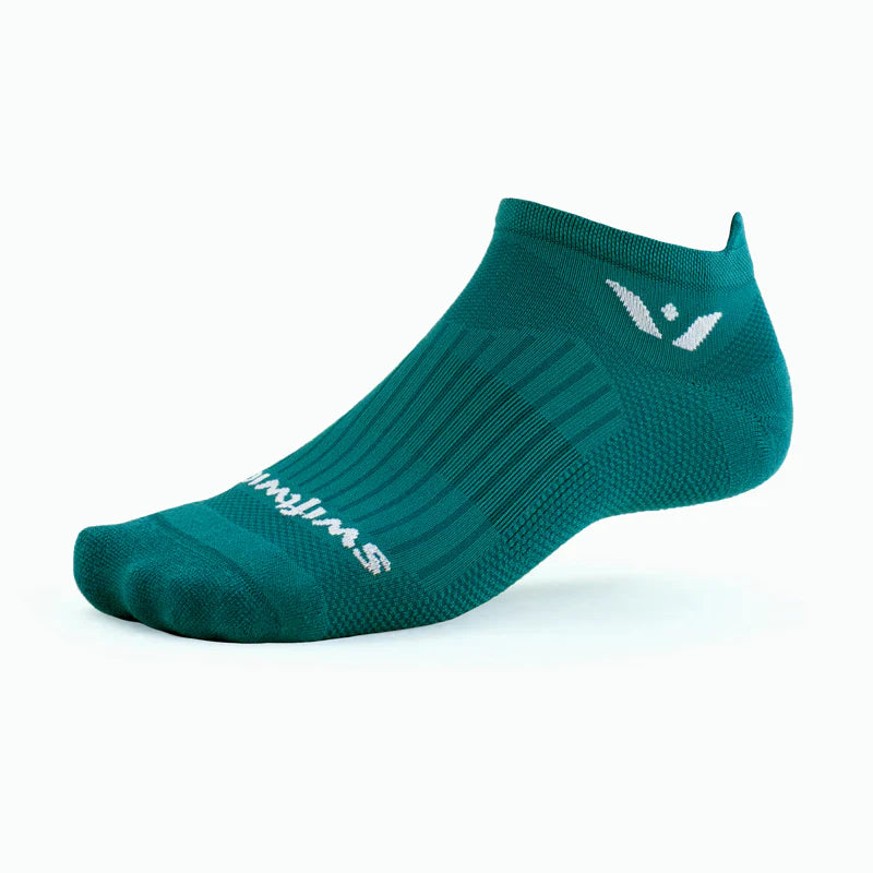ASPIRE ZERO TAB Running Socks for Men & Women - Breathable Cushioned Athletic Socks for Running, Hiking, Gym Workouts - Comfortable Performance Socks (Teal)