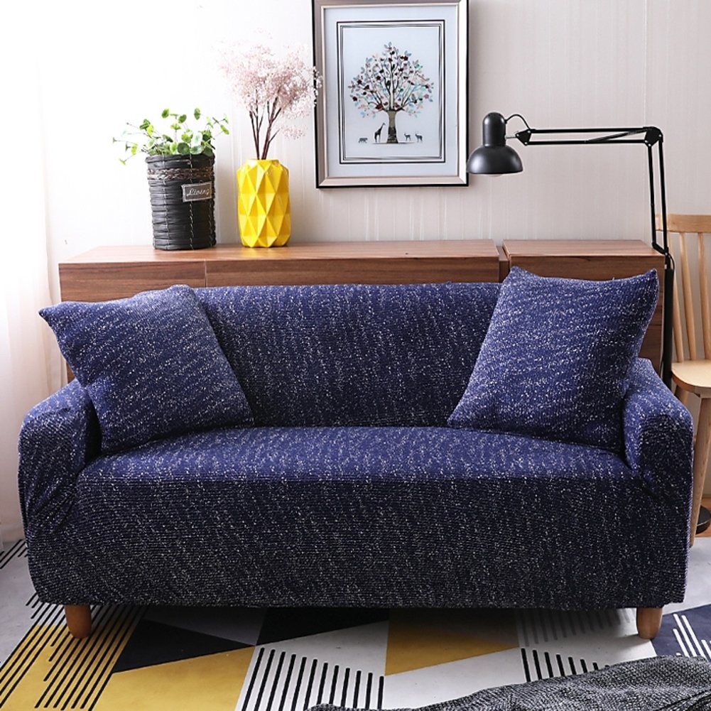 **Pet Proof Sofa Cover - Non-Slip, High Elasticity Furniture Protector for Dogs & Cats - Thickened Solid Color Couch Cover for 3-Seater Sectional (75x90 Inch) - All Season Protection for Living Room, Bedroom & Home Decor**