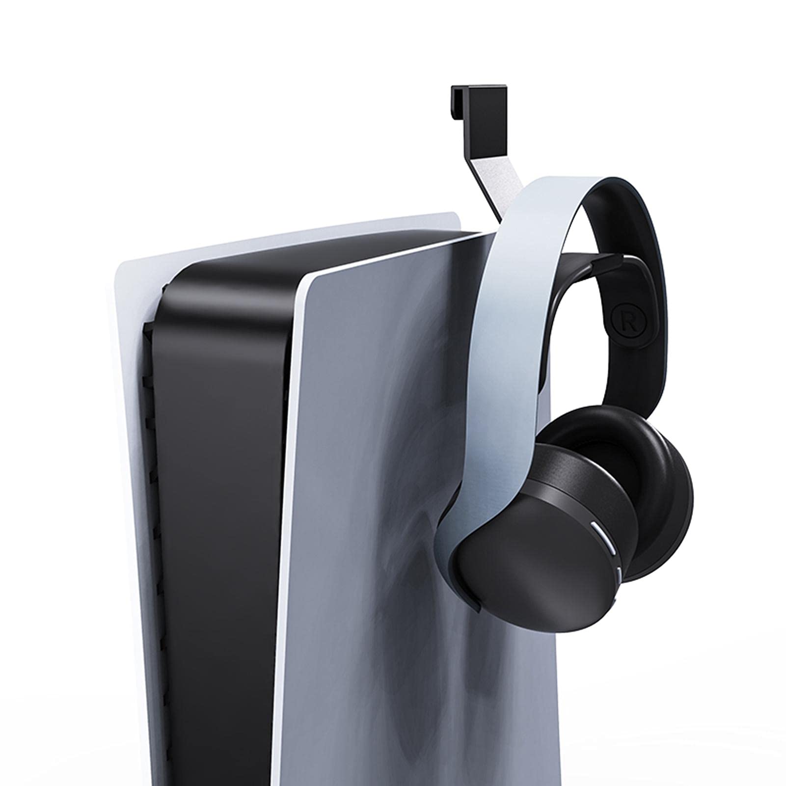 Universal PS5 Headset Stand - No Screws or Adhesive, Gaming Headphone Hook Holder for PlayStation 5 Console - Perfect for Organized Gaming Setup & Streaming Accessories