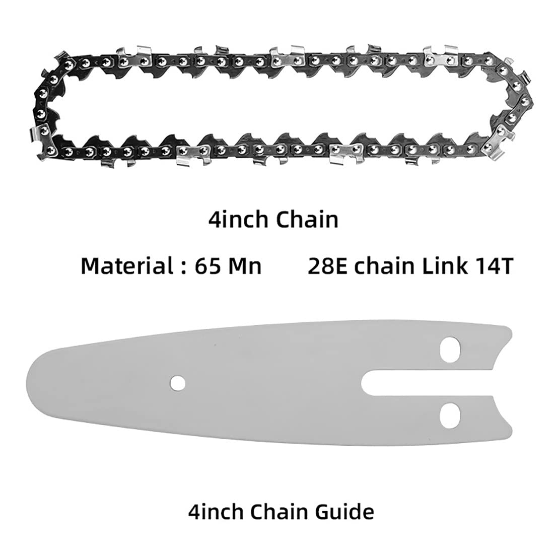 4 Inch Mini Chain Saw Cordless Electric - Portable Battery Powered Chainsaw with LED Light & Charger - Perfect for Gardening, Wood Cutting, Outdoor Camping & DIY Projects