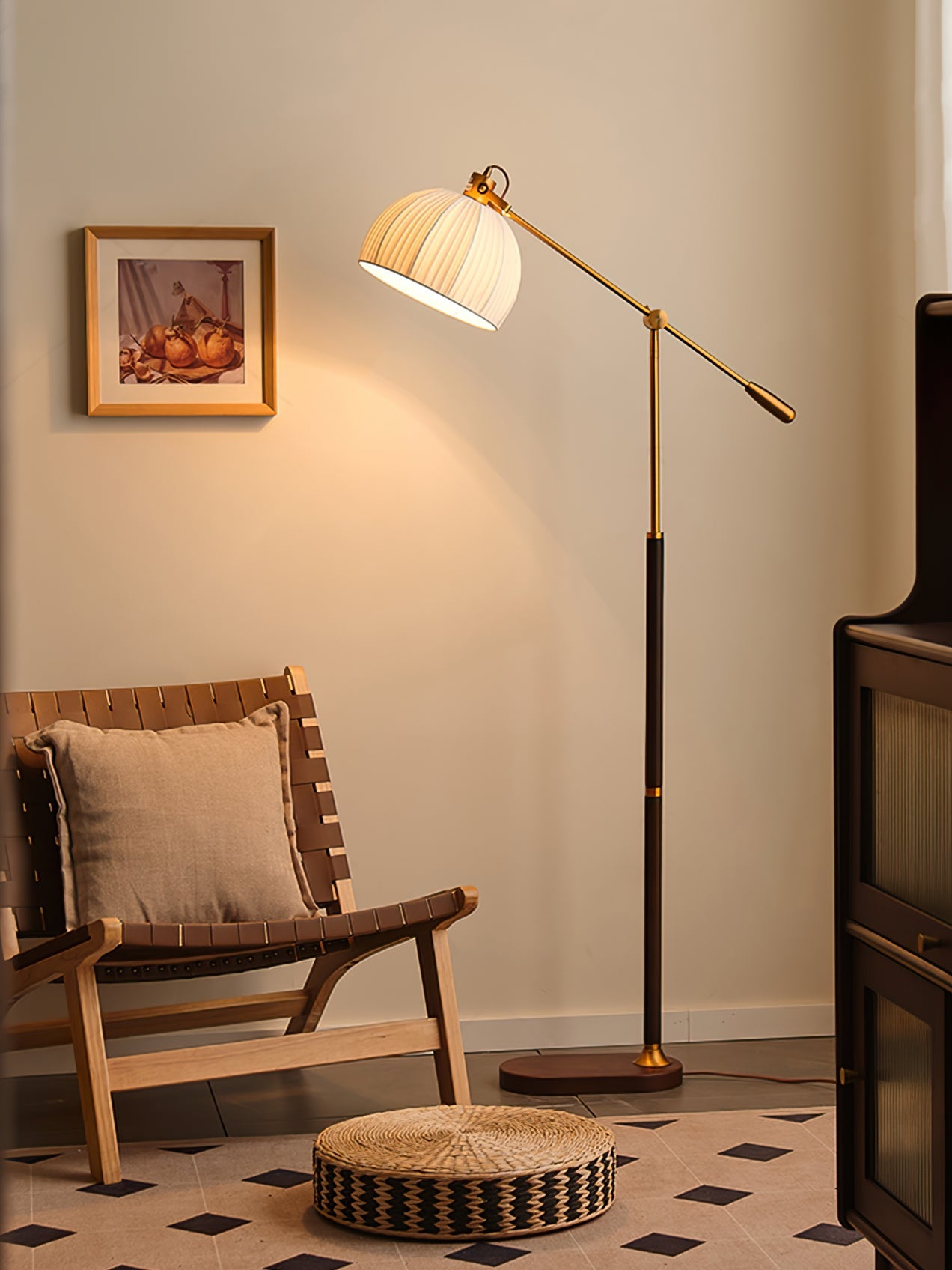 Alaric Modern Floor Lamp - Adjustable Brightness LED Standing Light for Living Room, Bedroom & Office - Stylish Home Decor Lighting