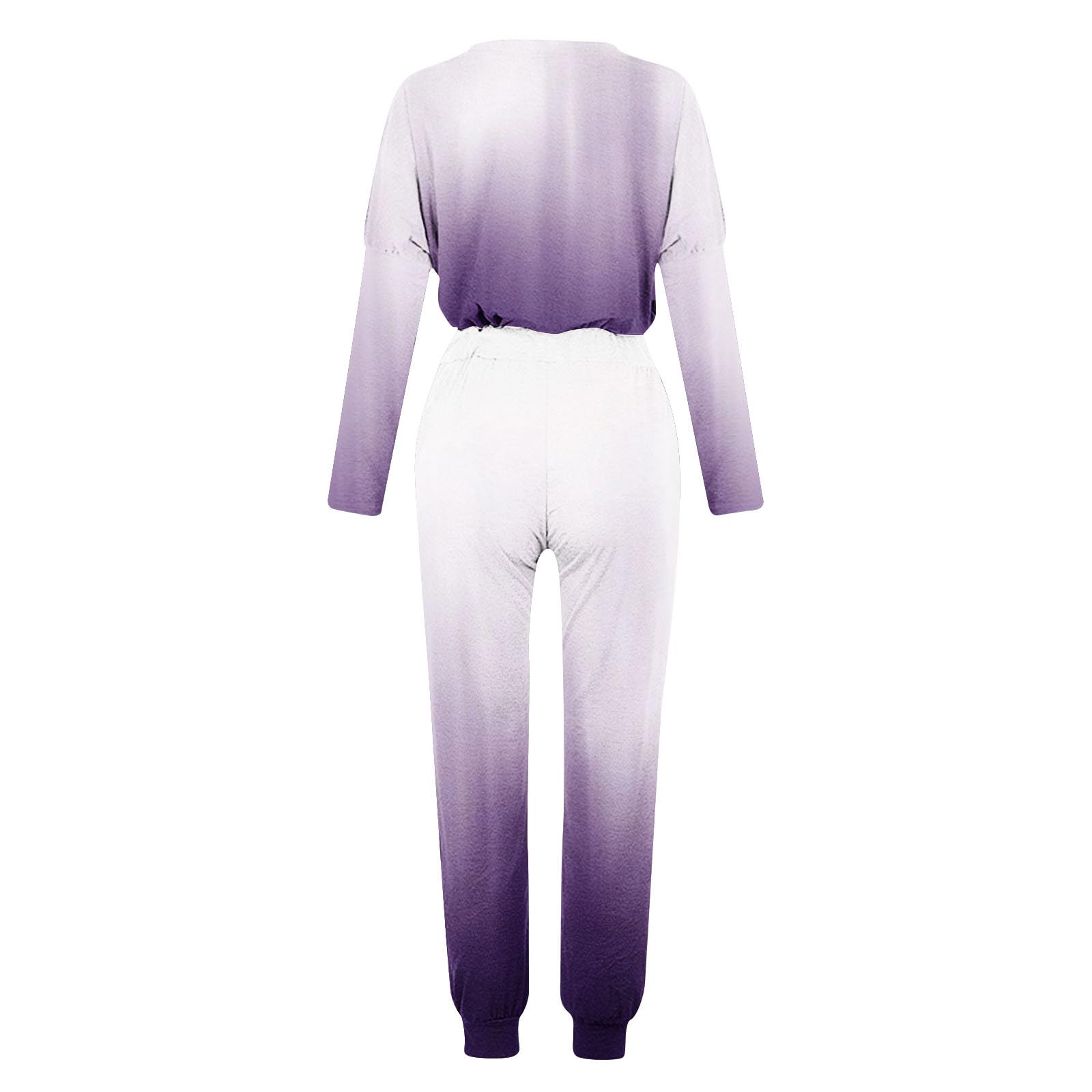 Black 2023 Women's Plus Size 2-Piece Lounge Set - Soft Loungewear Outfits for Fall & Winter | Cozy Pajama Pants & Top for Relaxing at Home, Travel & Sleepwear