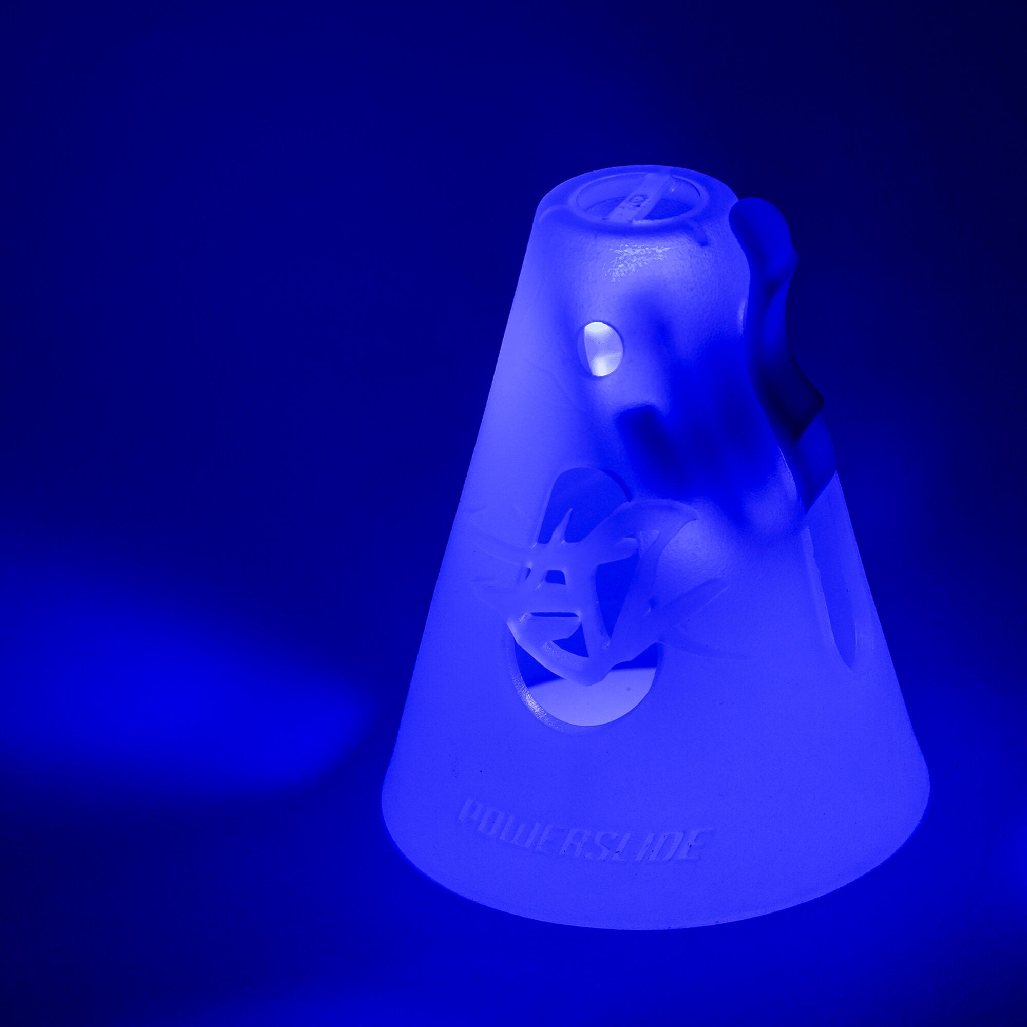Glow in the Dark Blue LED Cones - High Visibility Safety Markers for Road Construction, Parking Lots & Emergency Situations