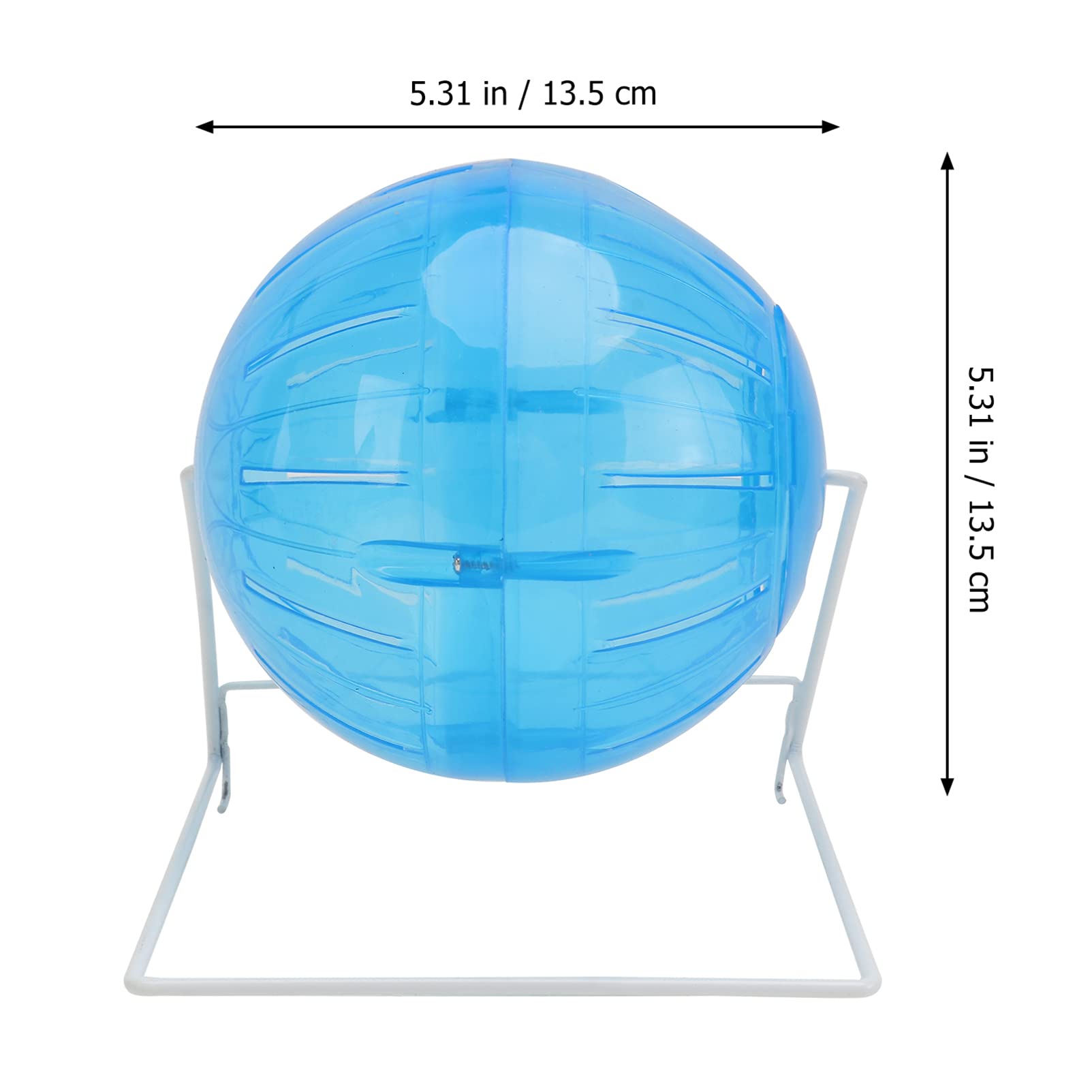 1pc Silent Hamster Running Ball Exercise Wheel Toy - Durable Pet Rolling Ball for Hamsters, Gerbils & Small Pets - Fun Plaything for Cage, Playpen & Indoor Exercise