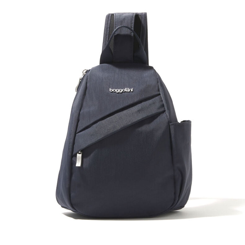 Baggallini Classic Medium Crossbody Sling Bag for Women - Lightweight, Water-Resistant & Hands-Free Everyday Purse - Perfect for Travel, Shopping, and Work Commutes
