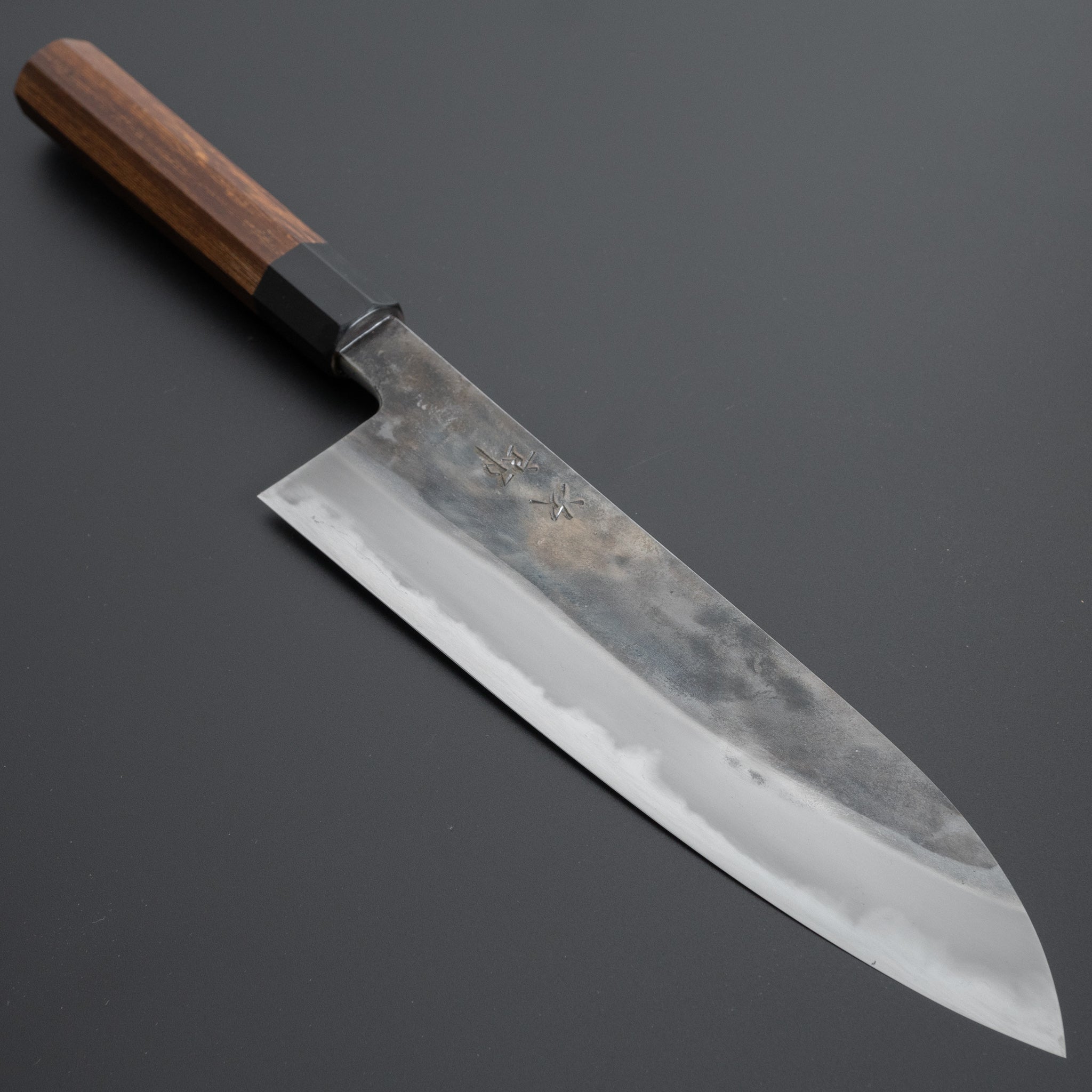 Premium Jiro Tsuchime Wa Gyuto 225mm Japanese Chef Knife with Taihei Tagayasan Handle - Perfect for Sushi, Meat Cutting & Professional Kitchen Use