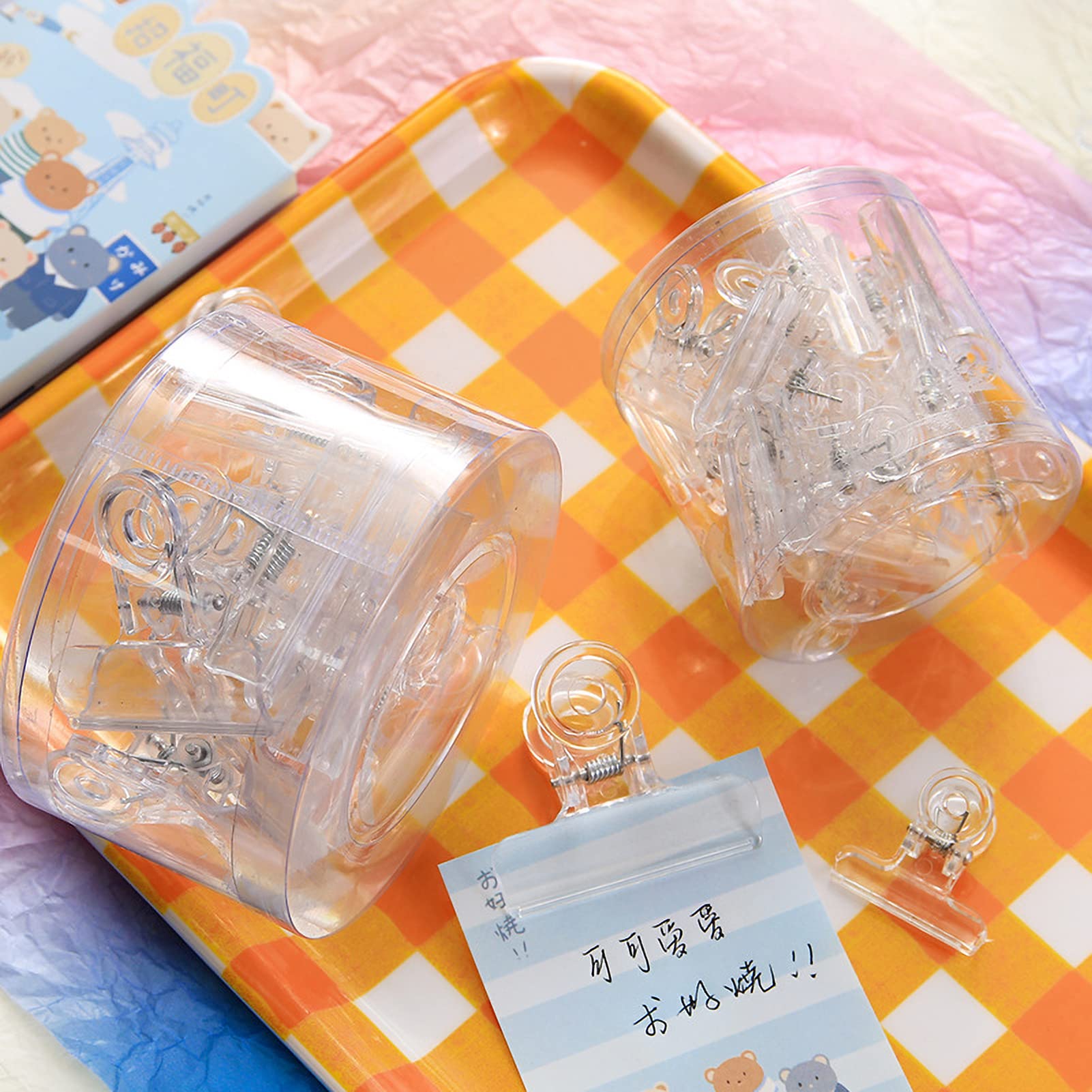 4Pcs Clear Plastic Chip Bag Clips - Food Storage Clamps for Chips, Snacks & Bread | Heavy Duty Hinge Clips for Kitchen, Pantry & Office Organization | Airtight Seal to Keep Food Fresh
