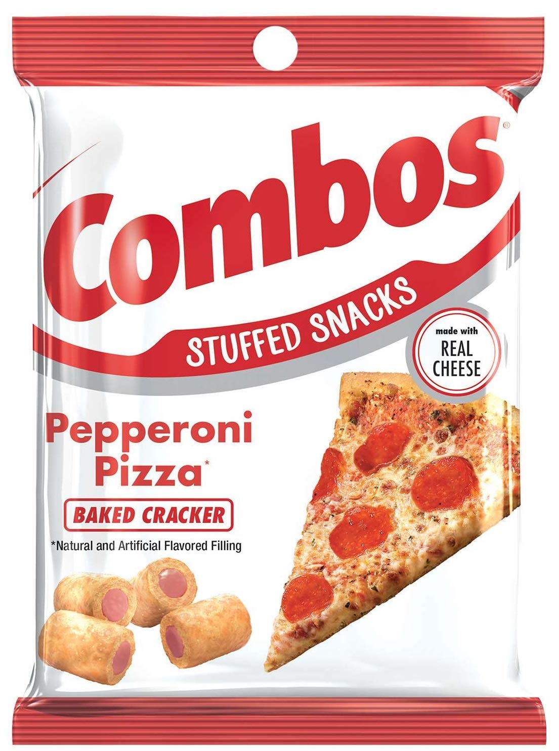 COMBOS Variety Pack Snacks - Cheddar Cheese Crackers, Pepperoni Pizza, Pretzels & Buffalo Blue Cheese, 6.3oz (5 Pack) | Perfect for School Lunches, Office Snacks & Road Trips
