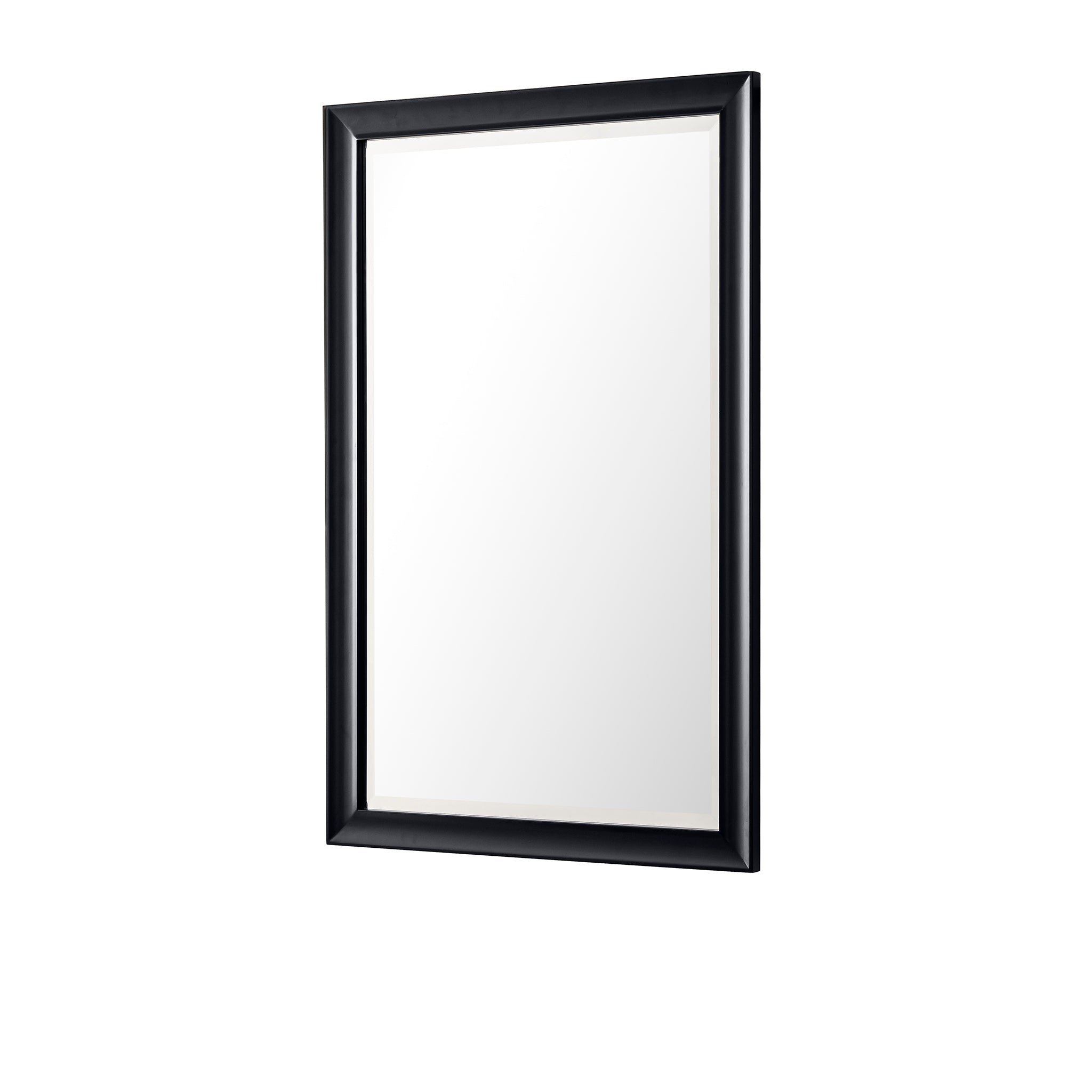 Glenbrooke 26-Inch Black Onyx Wall Mirror - Elegant Decorative Bathroom & Bedroom Mirror for Home Decor