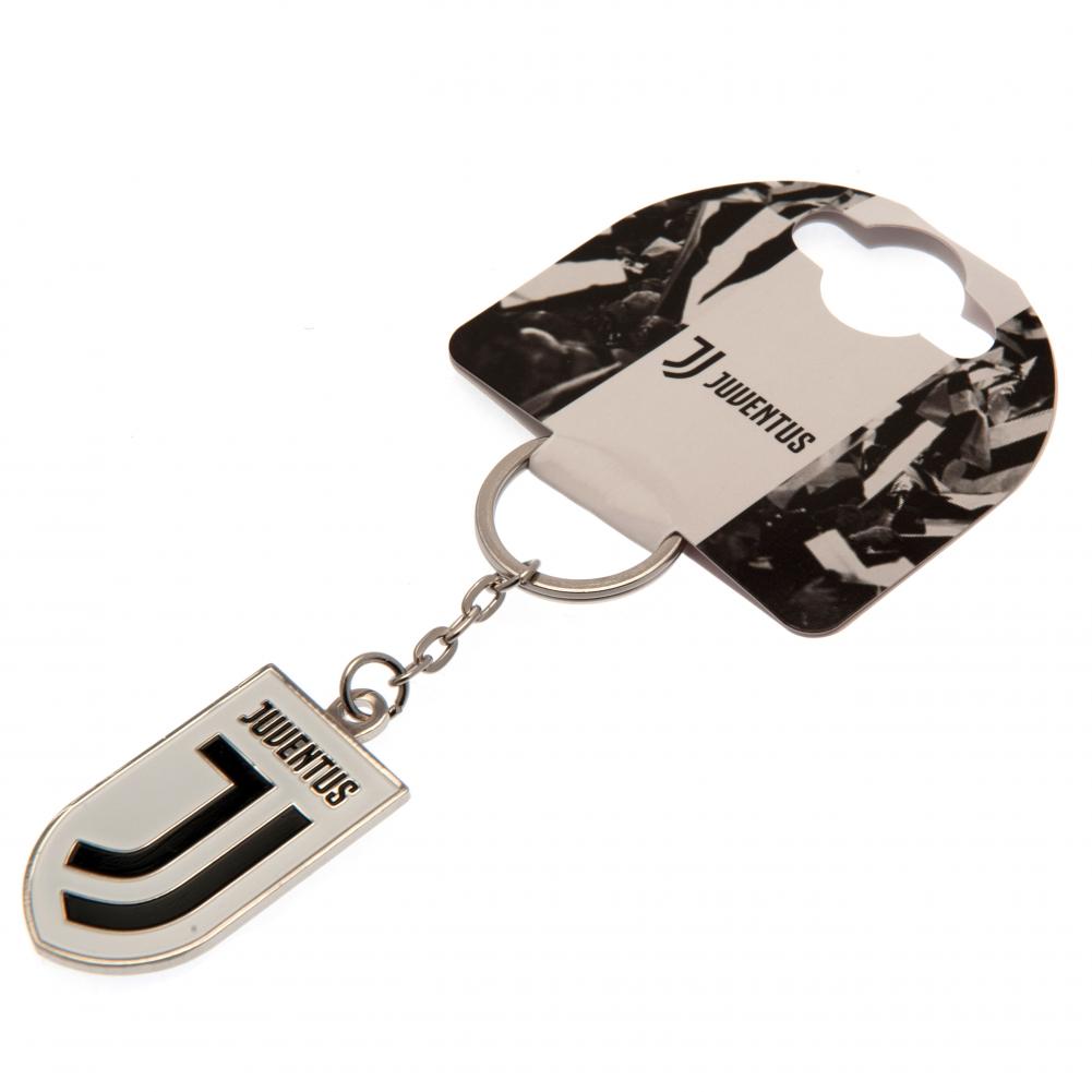 Official Juventus FC Keychain - Premium Metal Soccer Keyring for Fans - Perfect for Keys, Bags & Gifts for Football Lovers