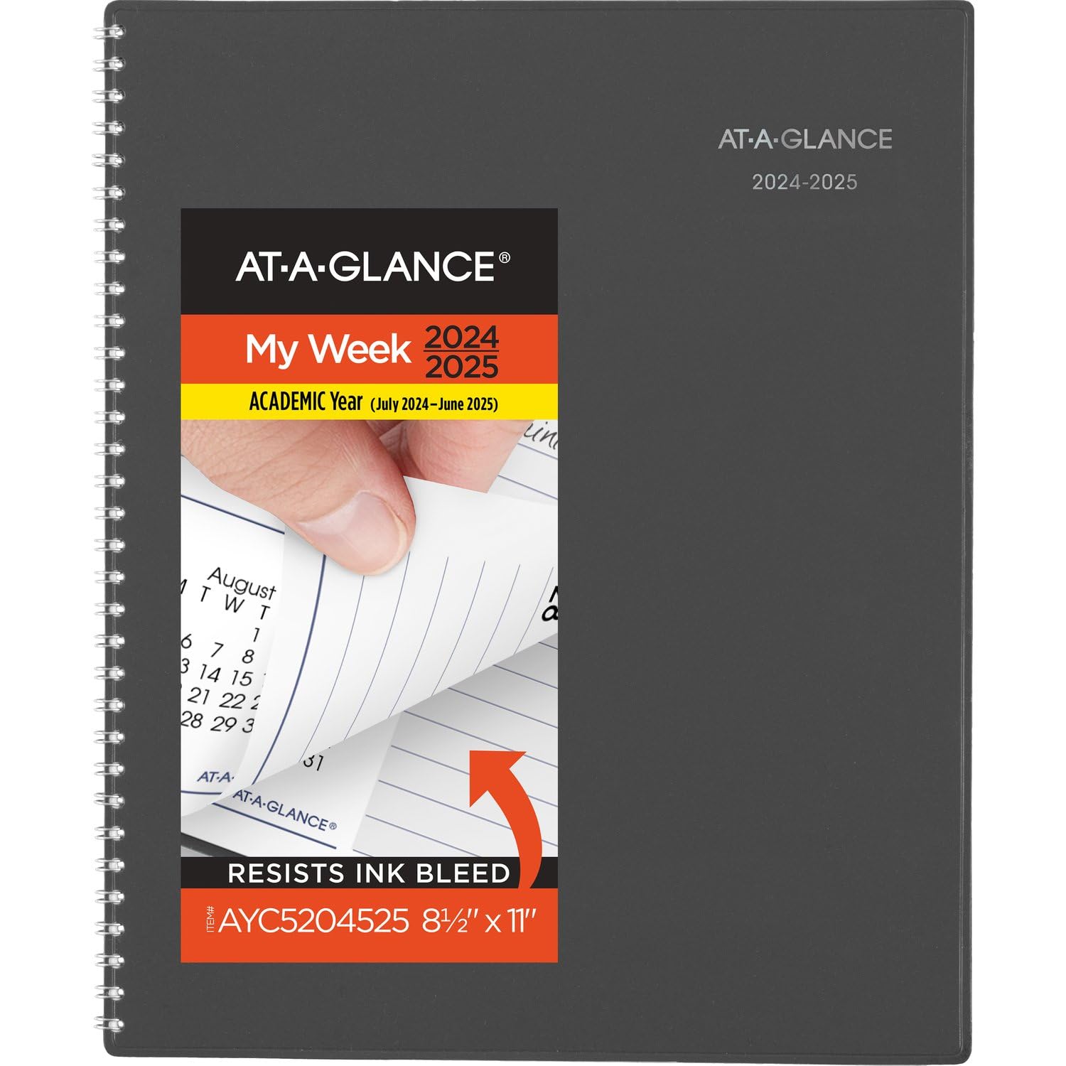 AT-A-GLANCE 2024-2025 Academic Planner - Weekly & Monthly Appointment Book, 8.5