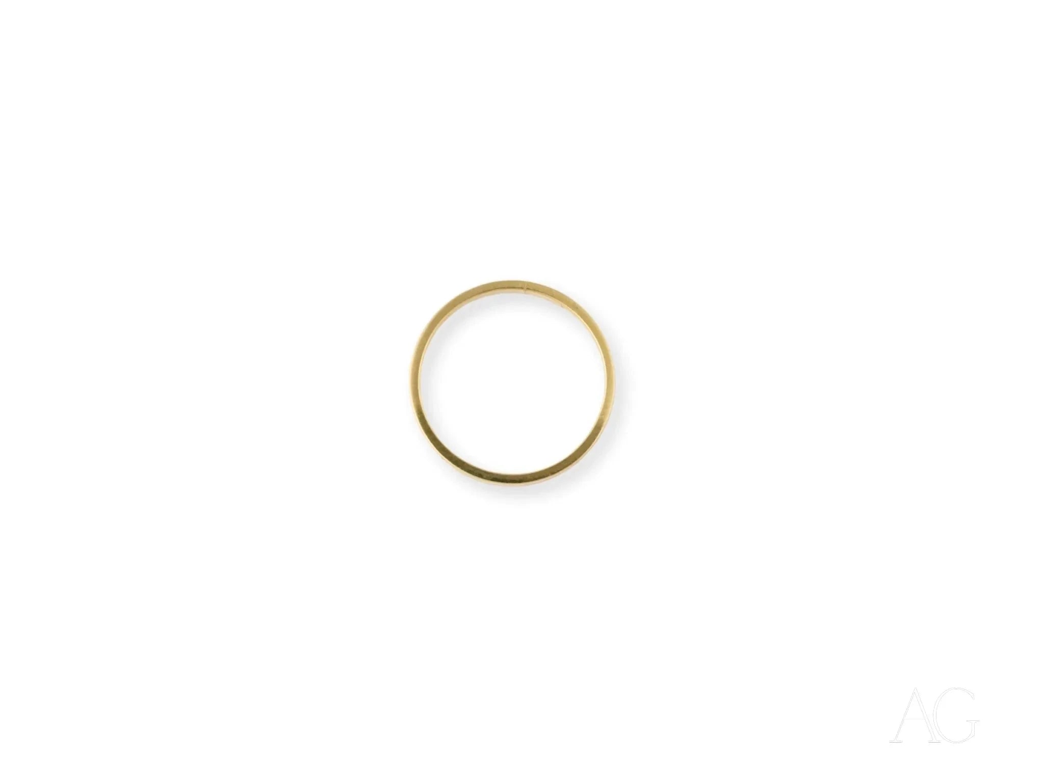 18k Yellow Gold Wedding Bands for Women & Men - Classic Timeless Design for Eternal Love - Perfect for Engagement, Anniversary & Vow Renewal Ceremonies