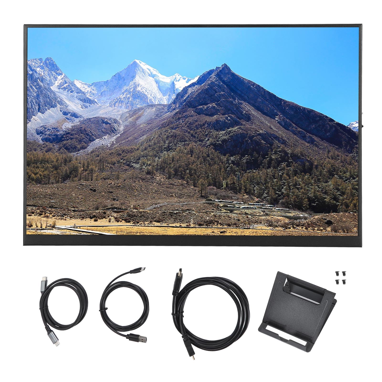 Jectse 18inch Portable Monitor - 1920x1200 FHD 120Hz USB C HDMI HDR Gaming Monitor for Laptop, PC, Phone | VESA Mountable | Perfect for Travel, Work & Gaming
