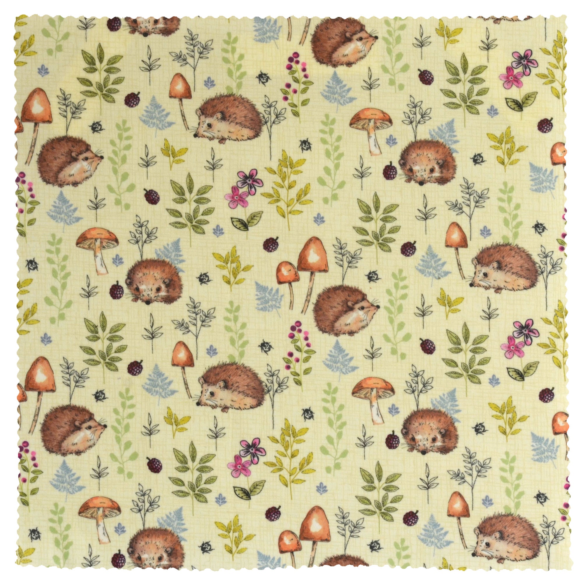 Eco-Friendly Large Beeswax Food Wrap - Reusable Hedgehog Shuffle Design for Sustainable Food Storage | Perfect for Sandwiches, Fruits & Leftovers