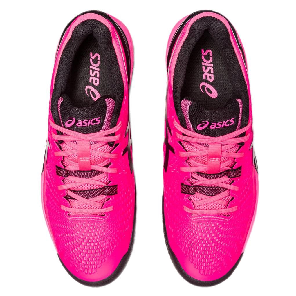 ASICS Gel Resolution 9 Men's Clay Court Tennis Shoes - Pink/Black | High-Performance Stability & Cushioning for Clay Court Play | Perfect for Competitive Matches & Training