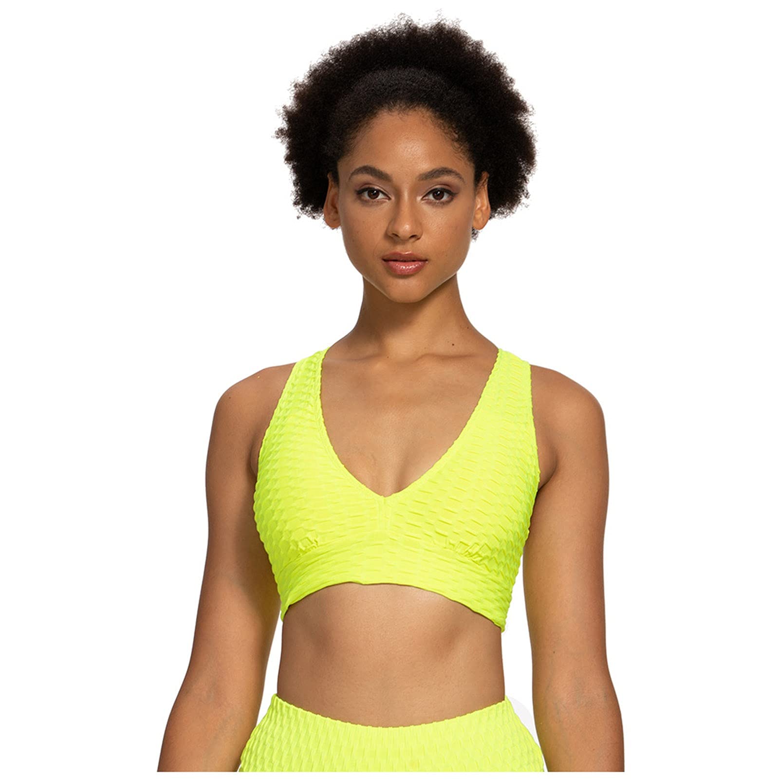 Women's Crisscross Sports Bra - Breathable Workout Top for Yoga, Gym & Fitness - Comfortable Support Underwear for Active Women