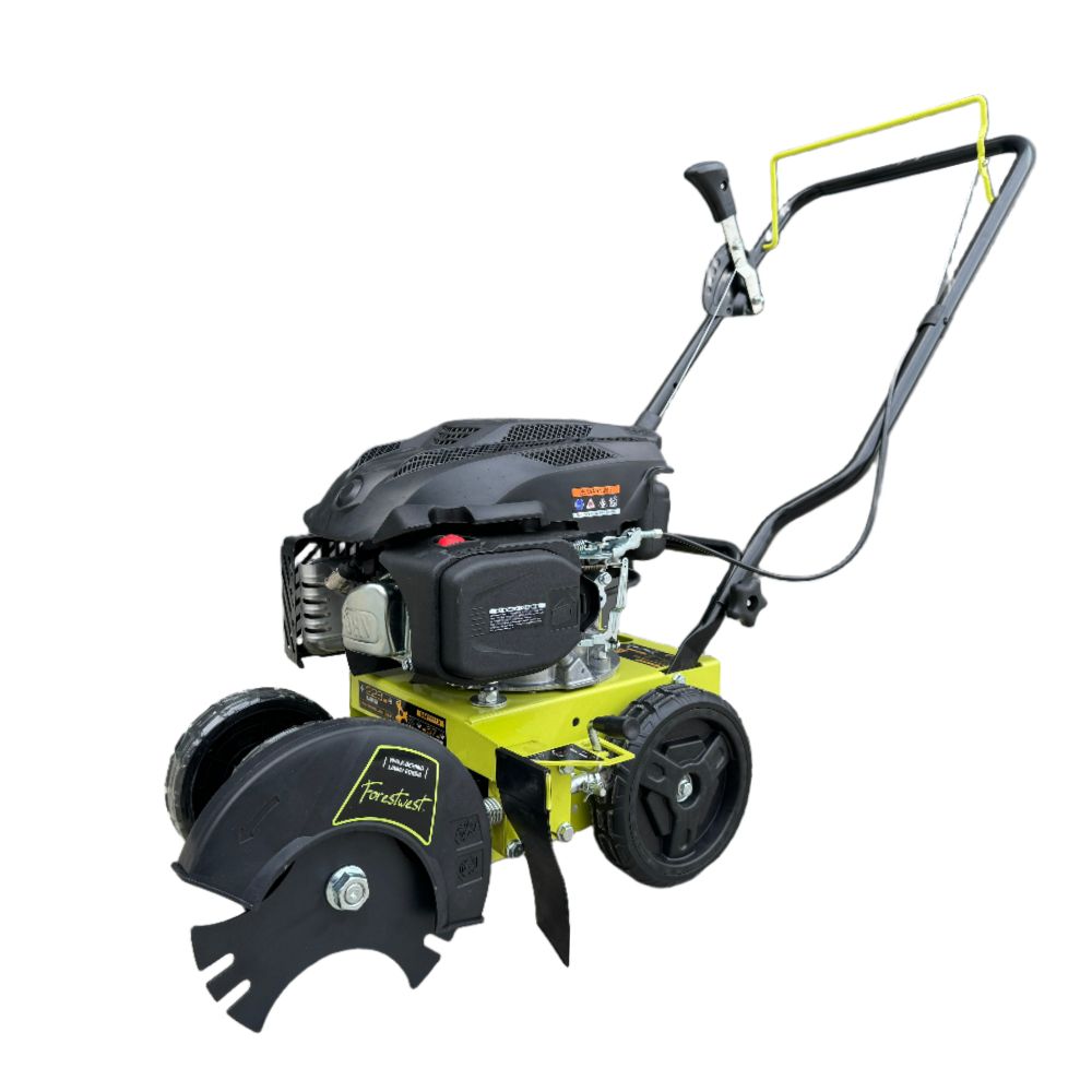 Forestwest 150CC 228MM Walk Behind Lawn Edger BM11113 - Professional Grass Trimmer for Precise Lawn Edging, Perfect for Driveways, Sidewalks & Garden Borders