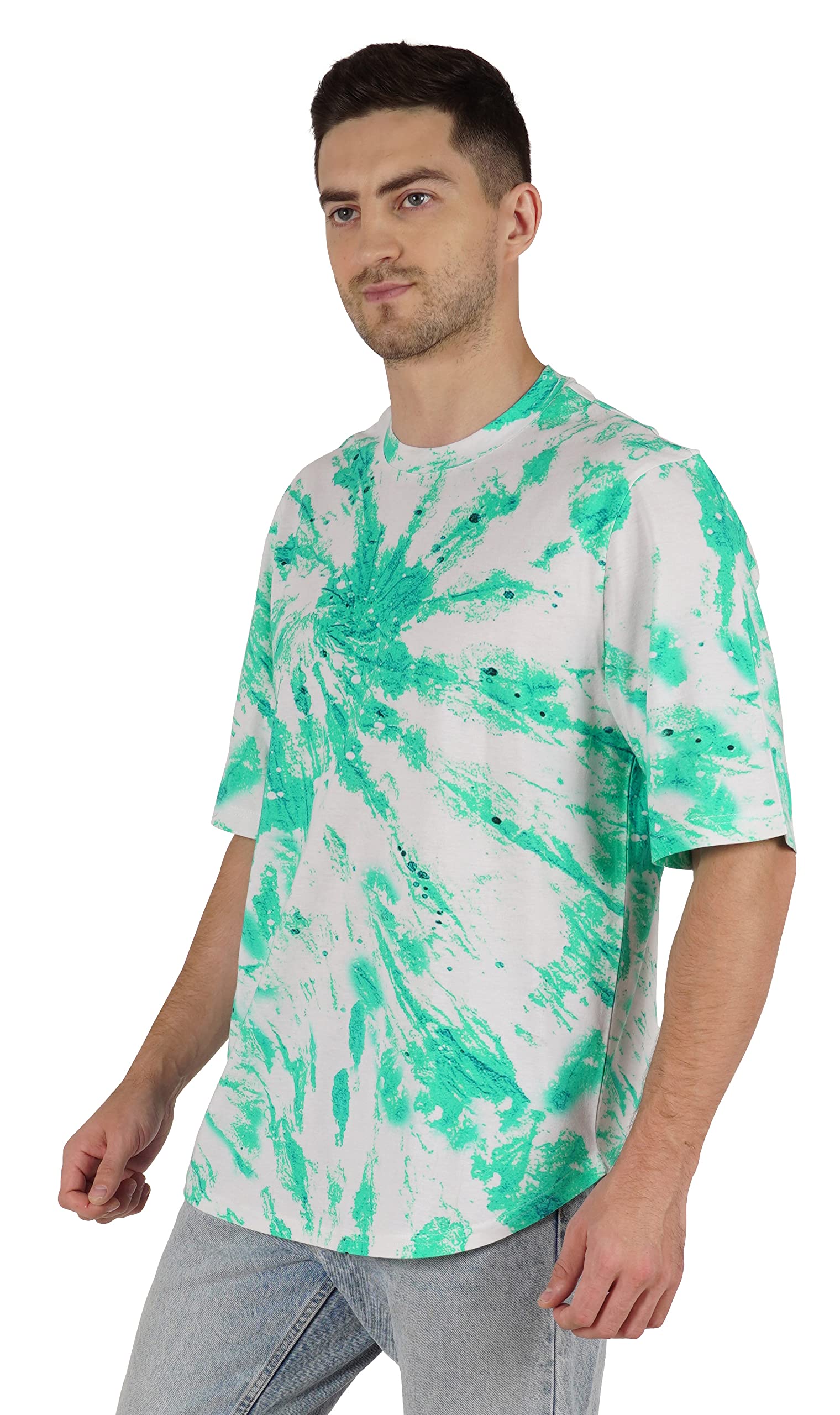 Inkmeso Men's Half Sleeve Loose Fit Printed Casual T-Shirt - Breathable Cotton Tee for Beach, Holiday & Summer Outfits | Streetwear & Vacation Style Essential