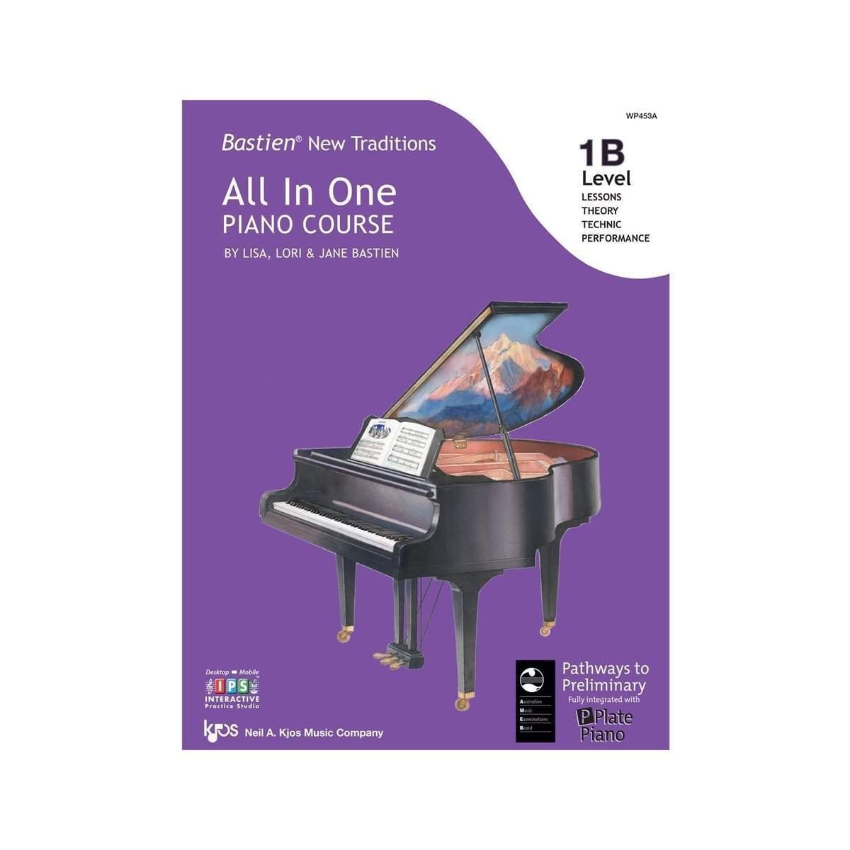 Bastien All-In-One Piano Course Book Level 1B - Beginner Piano Lessons for Kids & Adults - Perfect for Home Learning & Music Classrooms