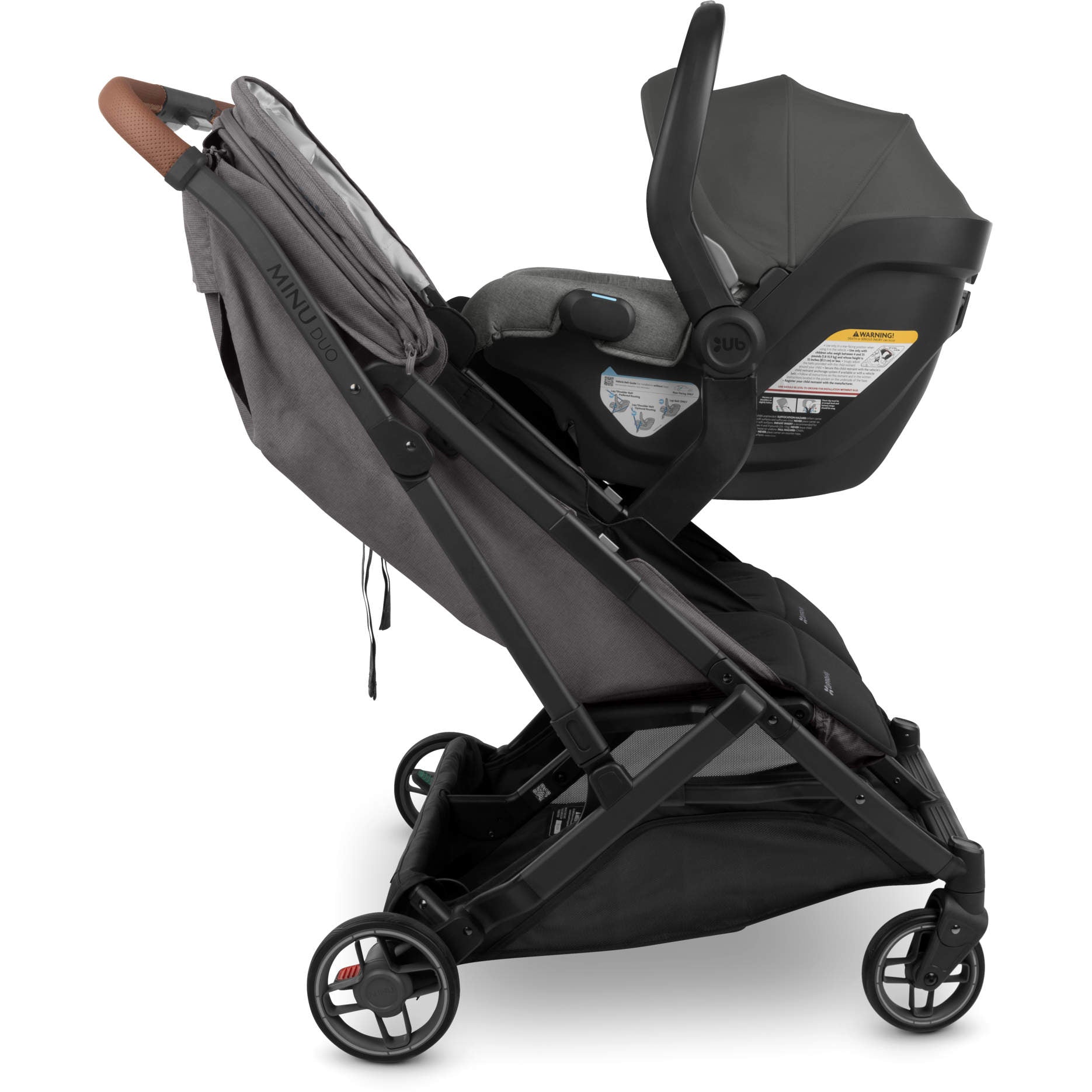 UPPAbaby Minu Duo Infant Car Seat Adapters - Compatible with Mesa, Mesa V2, Mesa Max & Aria - Perfect for Travel & Everyday Use with Strollers