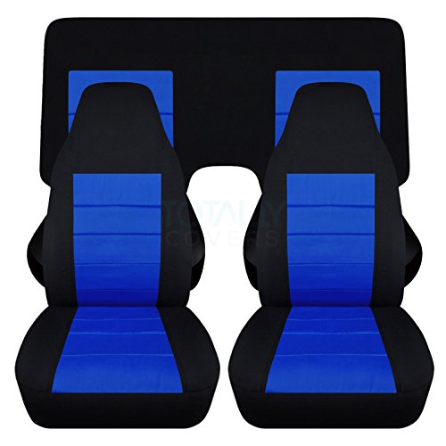 Black and Dark Blue