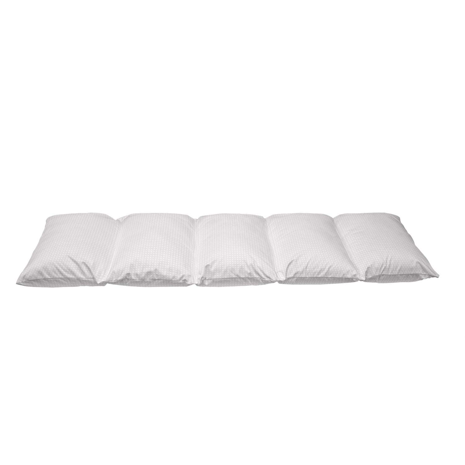 Ambesonne Abstract Floor Pillow Lounger Cover - Geometric Monochrome Print with Repeating Square Design, 88