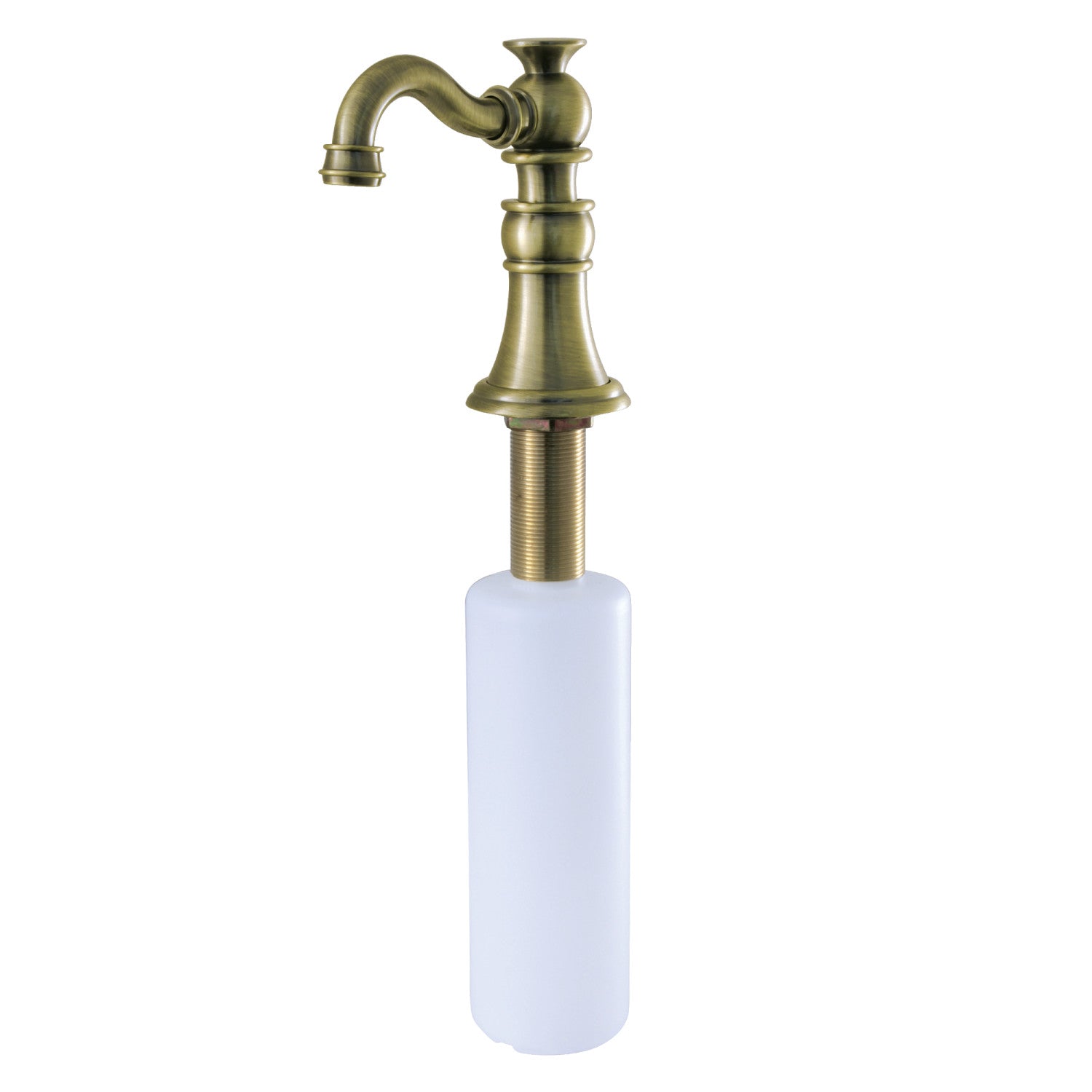 Vintage Brass Kitchen Soap Dispenser - American Classic SD1973 | Elegant Farmhouse & Modern Sink Accessory for Bathroom & Kitchen Decor