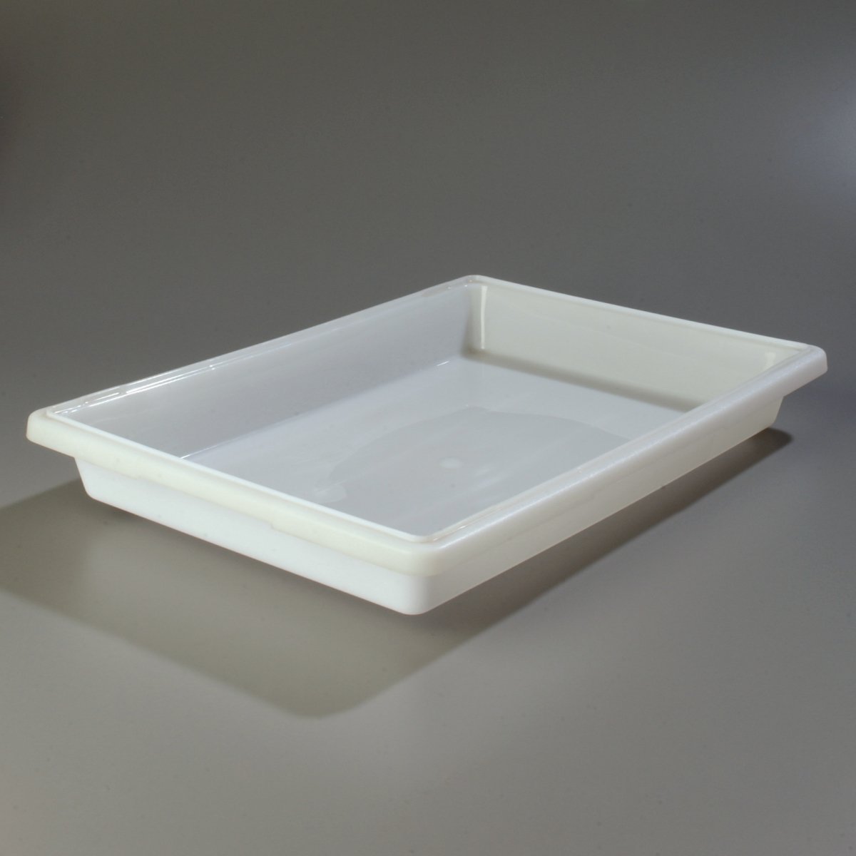 Carlisle Storplus 5 Gallon White Food Storage Container - Stackable, Durable Polyethylene (PE) - Ideal for Kitchen, Restaurant & Bulk Food Storage (Pack of 6)