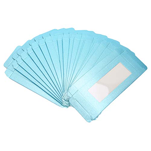 Premium Eyelash Storage Box - 20PCS Small Travel Organizer for False Eyelashes | Durable Eyelash Packaging Case | Perfect for Home, Salon & Travel Use (Blue)