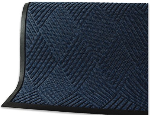 Premium Waterhog Premier Evergreen 3' x 8' Entrance Mats with Smooth Back & Rubber Border - Heavy-Duty Indoor/Outdoor Doormat for High Traffic Areas, Homes, Offices & Commercial Spaces