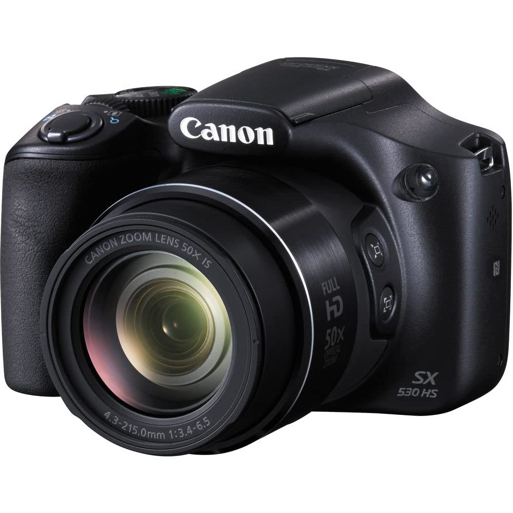 Canon PowerShot SX530 HS Digital Camera Bundle with 64GB Memory Card, NB-6L Battery & Accessories - Renewed | Perfect for Travel Photography, Vlogging & Outdoor Adventures