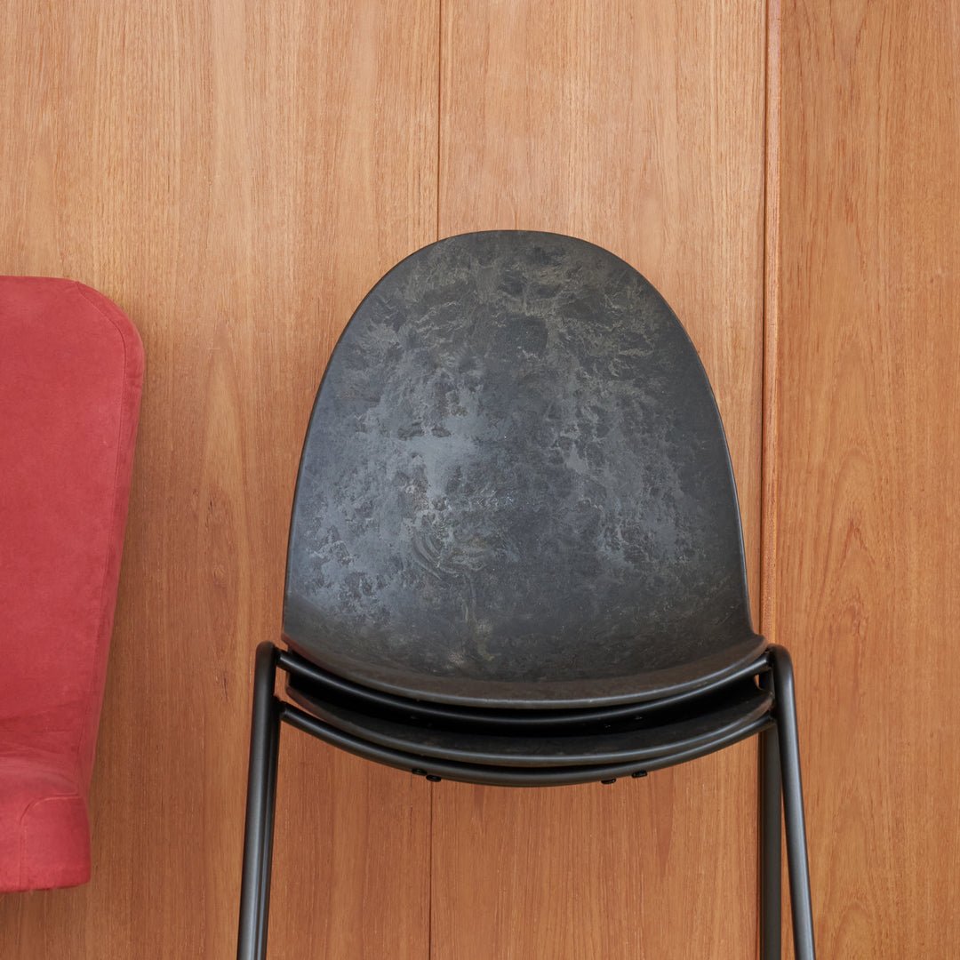 Eternity Side Chair by Mater - Modern Dining Chair for Kitchen, Living Room & Office - Sustainable Wooden Accent Chair with Ergonomic Design