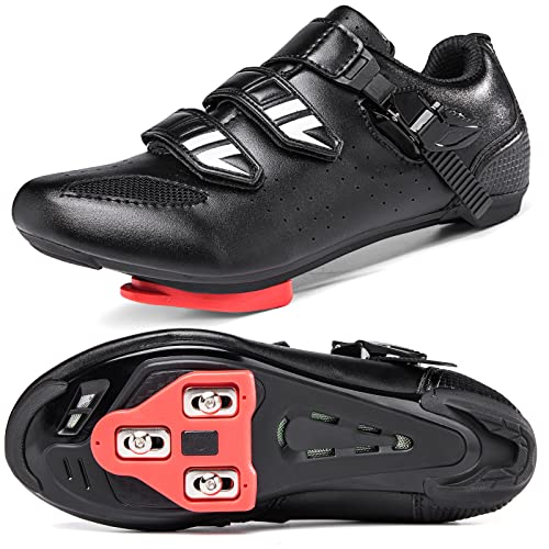 ULTIANT Men's & Women's Road Bike Cycling Shoes - SPD/SPD-SL Compatible for Peloton, Indoor & Outdoor Riding - Lightweight & Breathable for Training, Spinning & Exercise - Perfect for Gym, Home Workouts & Road Cycling