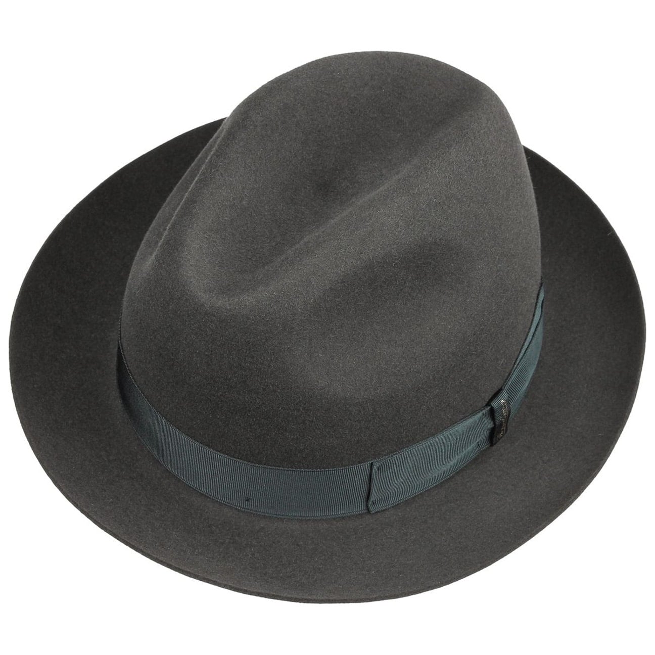 Borsalino Georgio Fur Felt Hat for Men - Classic Wool Fedora with Wide Brim - Perfect for Outdoor Events, Weddings & Fashion Accessories