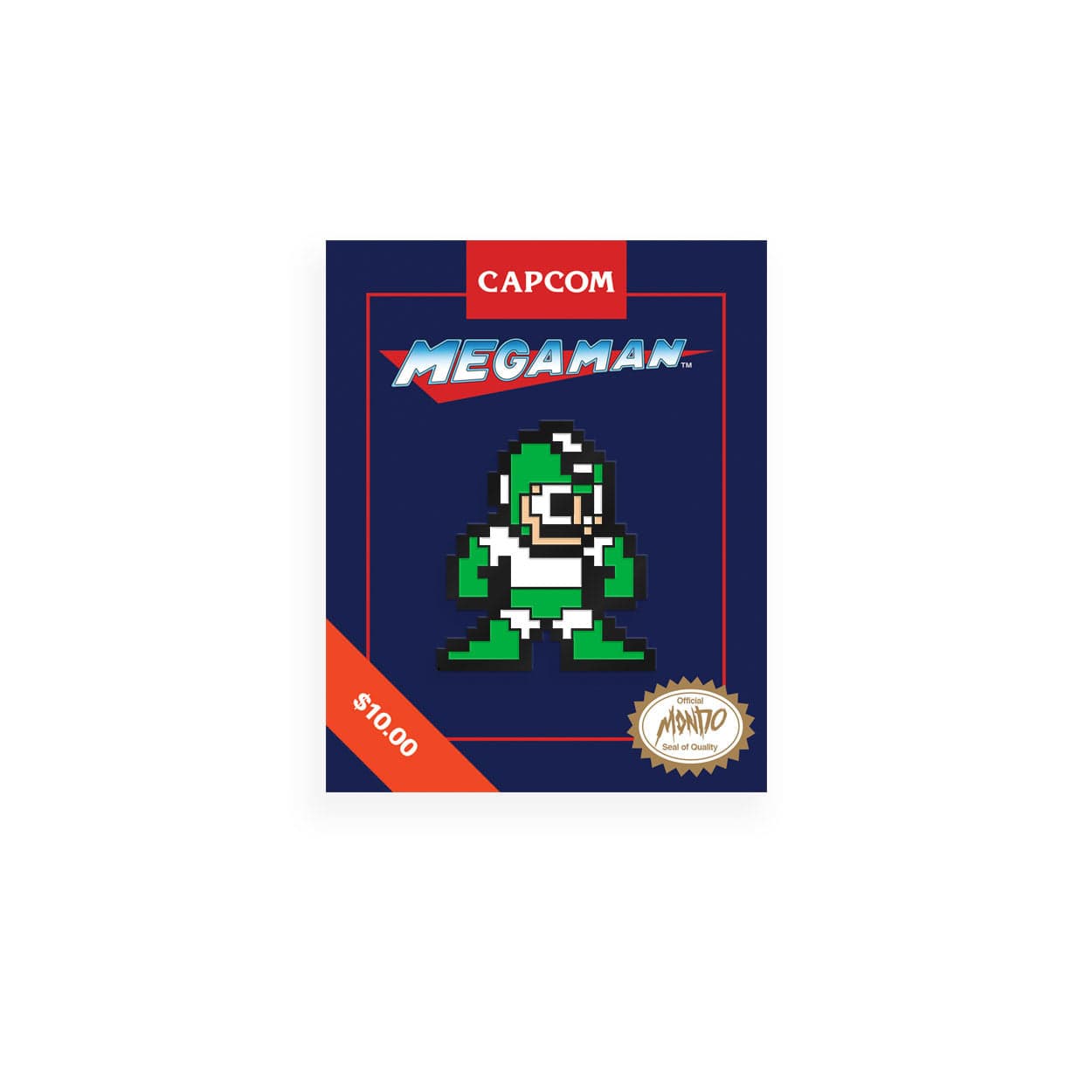 Mega Man Leaf Shield 3 Pin Set - Retro Gaming Collectible Badges for Fans - Perfect for Backpacks, Jackets & Cosplay Accessories