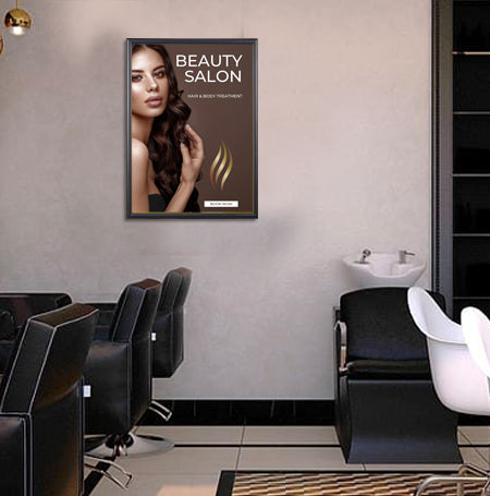 27x41 Inch Black SwingFrame Wide Face Poster Display Frame - Perfect for Art Prints, Movie Posters, and Home Decor