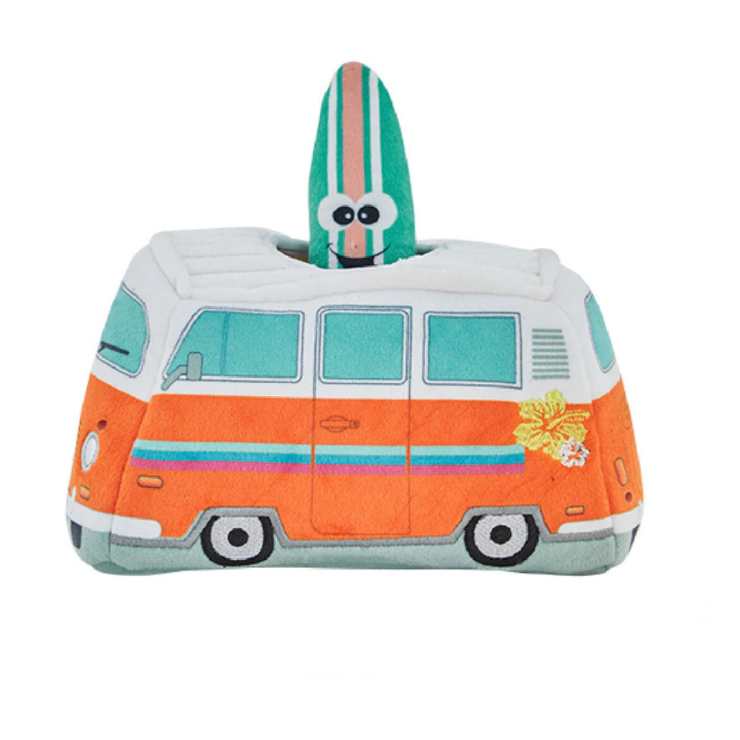 Hide A Surf Van Interactive Dog Toy - Fun Puzzle Game for Dogs with Treat Dispenser - Perfect for Indoor Play & Mental Stimulation
