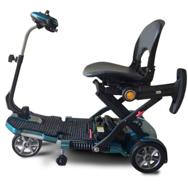 EV Rider Transport Plus Folding Mobility Scooter - Lightweight Electric Scooter for Adults & Seniors - Compact Travel Scooter for Shopping, Airports & Outdoor Adventures