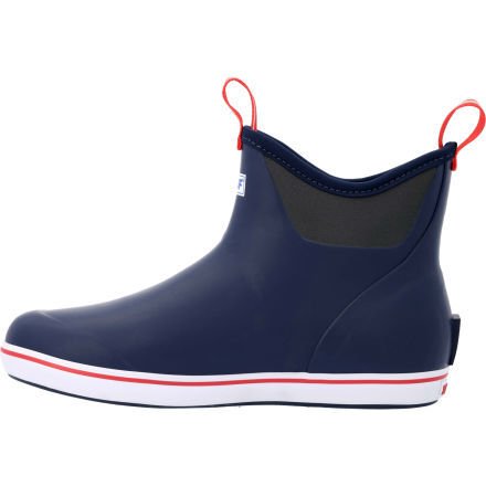Xtratuf Flat 6 Ankle Deck Boots - Waterproof Non-Slip Fishing & Work Boots for Men & Women - Perfect for Boating, Hiking, and Outdoor Activities