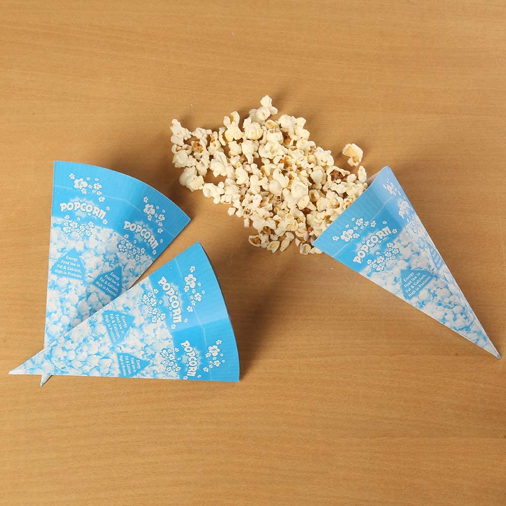 GROWNEX Disposable Popcorn Cups - 100 Pack | Eco-Friendly Snack Containers for Movie Nights, Birthday Parties, Carnival Events & Family Gatherings | Perfect for Popcorn, Candy, Nuts & Party Snacks