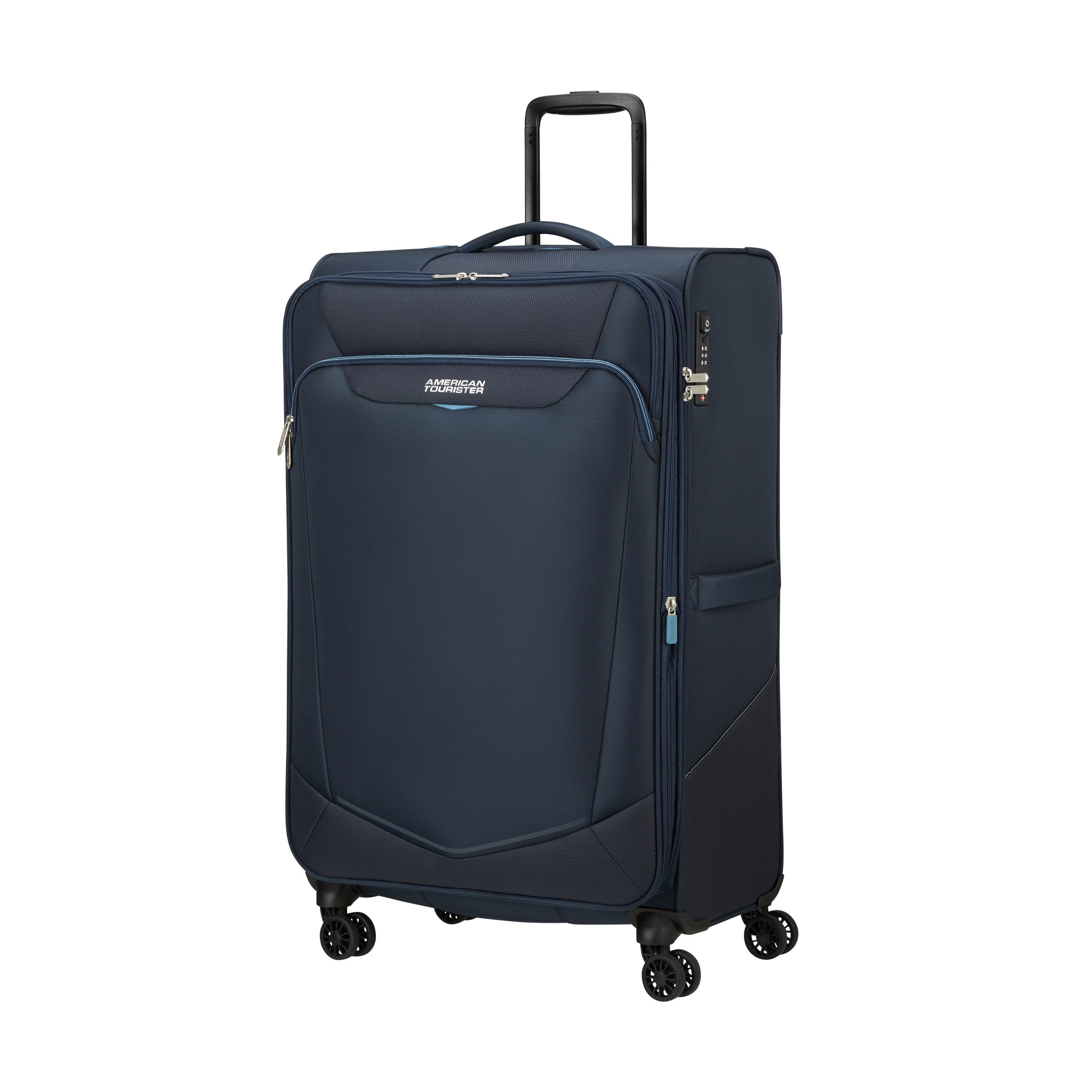 American Tourister Summerride 3 Piece Expandable Spinner Luggage Set - Lightweight Suitcase for Travel, Business & Vacation with 360° Wheels | Perfect for Family Trips, Weekend Getaways & Airplane Carry-On