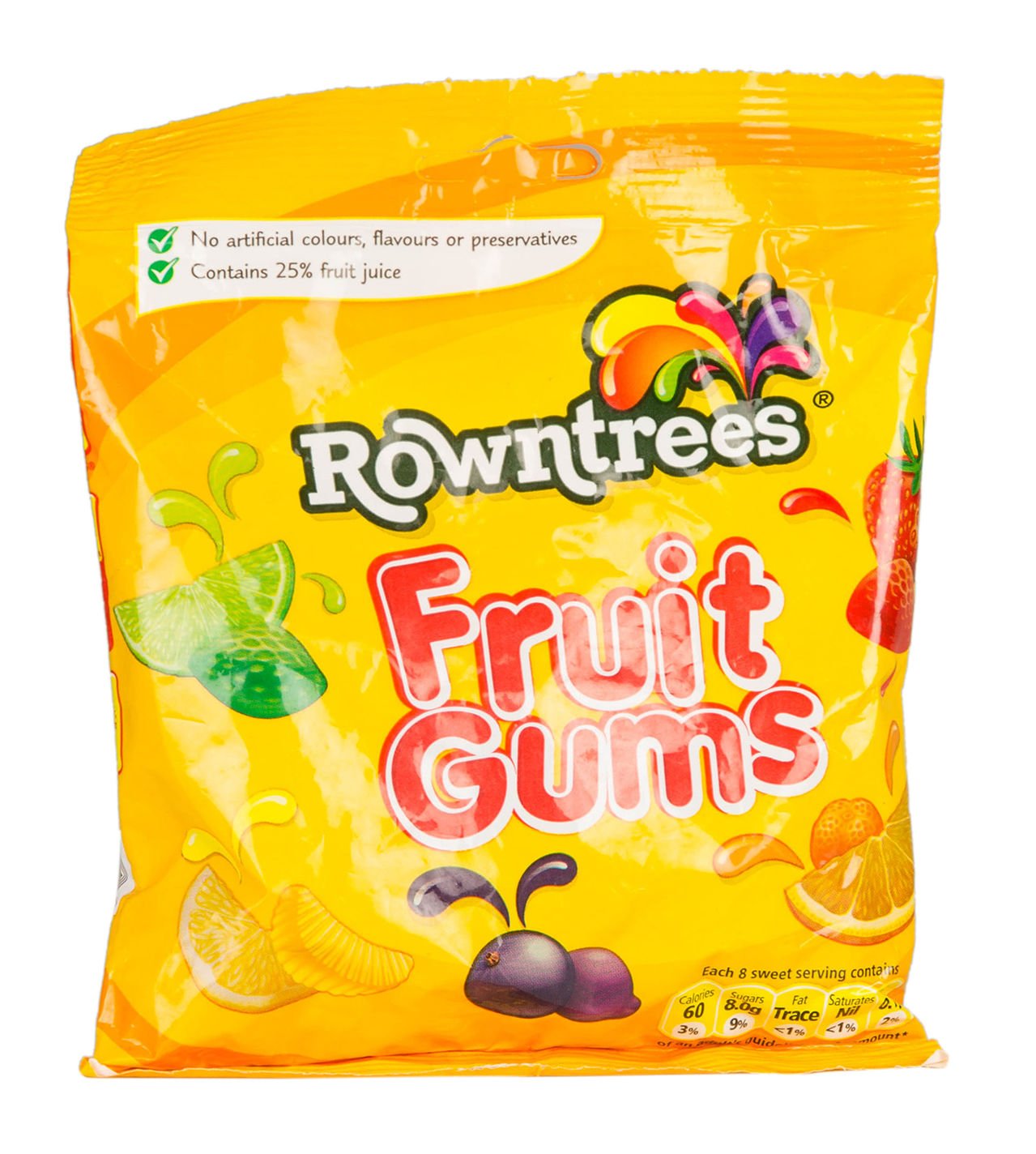 Nestle Rowntree Fruit Gums - 150g Chewy Candy Bag | Perfect for Snacking, Parties & Lunchboxes