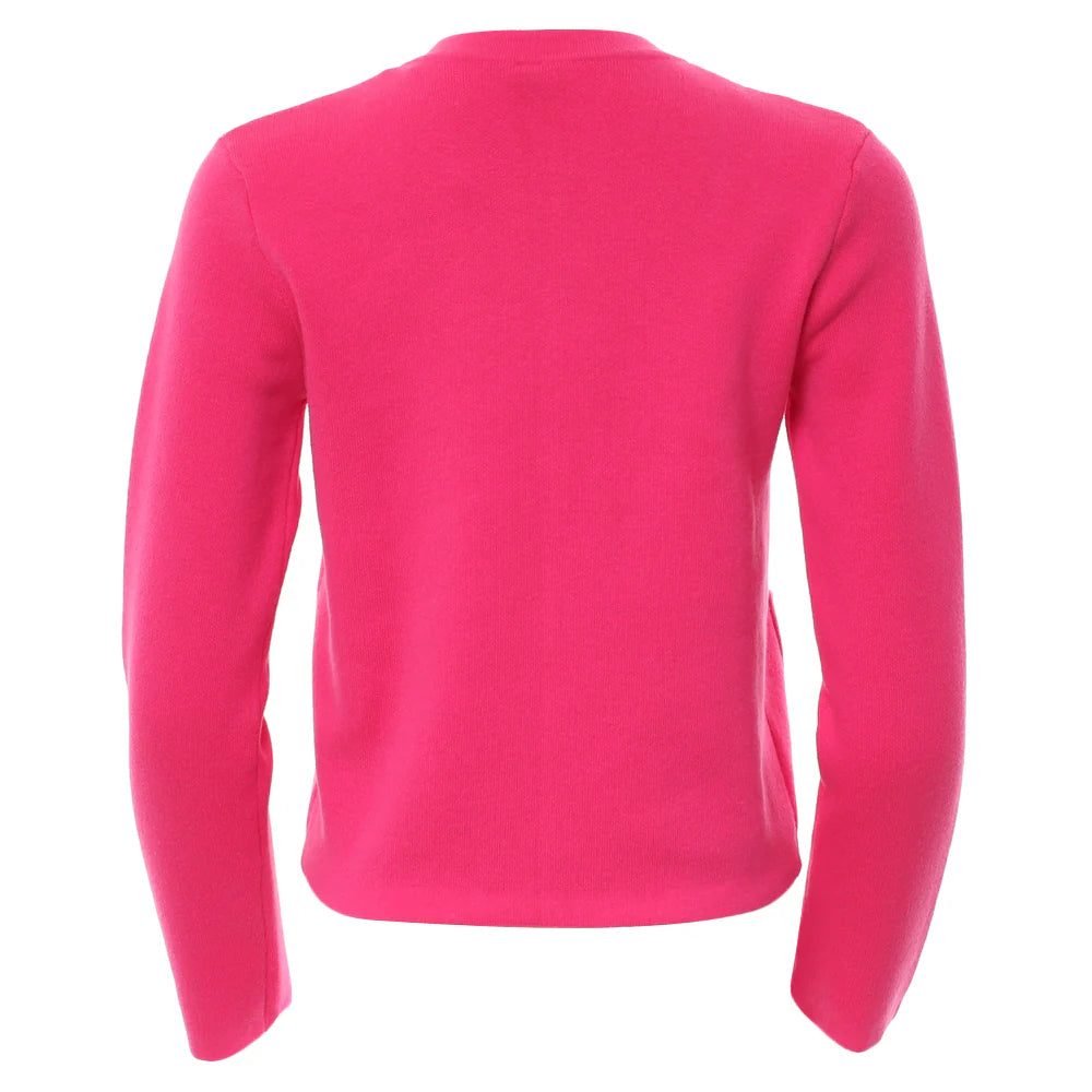 Ella Cardigan for Women - Soft & Cozy Knit Sweater in Hot Pink | Perfect for Fall & Winter Layering, Office Wear & Casual Outfits