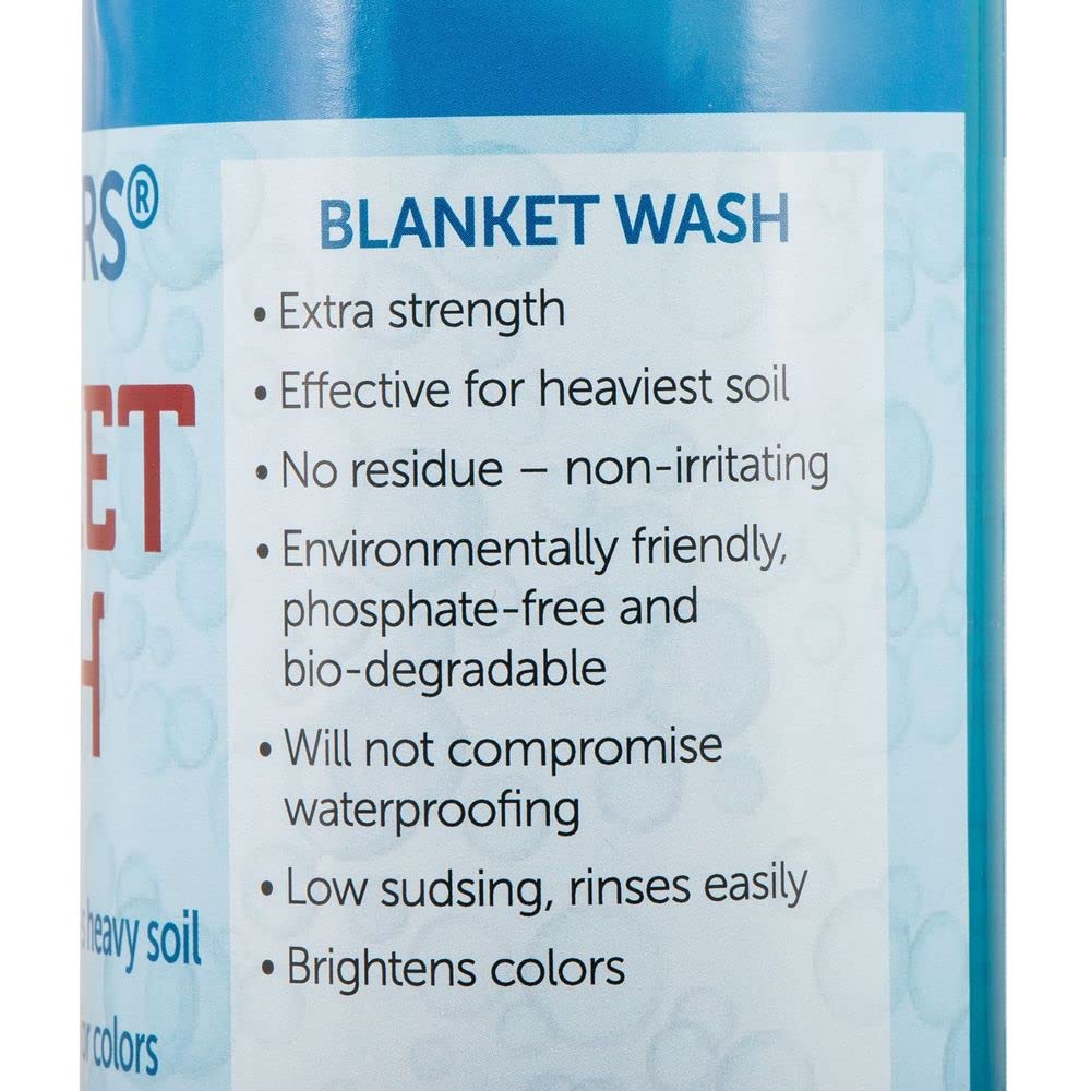 Schneiders Horse Blanket Wash & Waterproofing Solution | 32 oz Eco-Friendly Equine Detergent | Revives, Protects & Extends Blanket Life | Ideal for Winter Care, Stable Use & Outdoor Riding Gear Maintenance