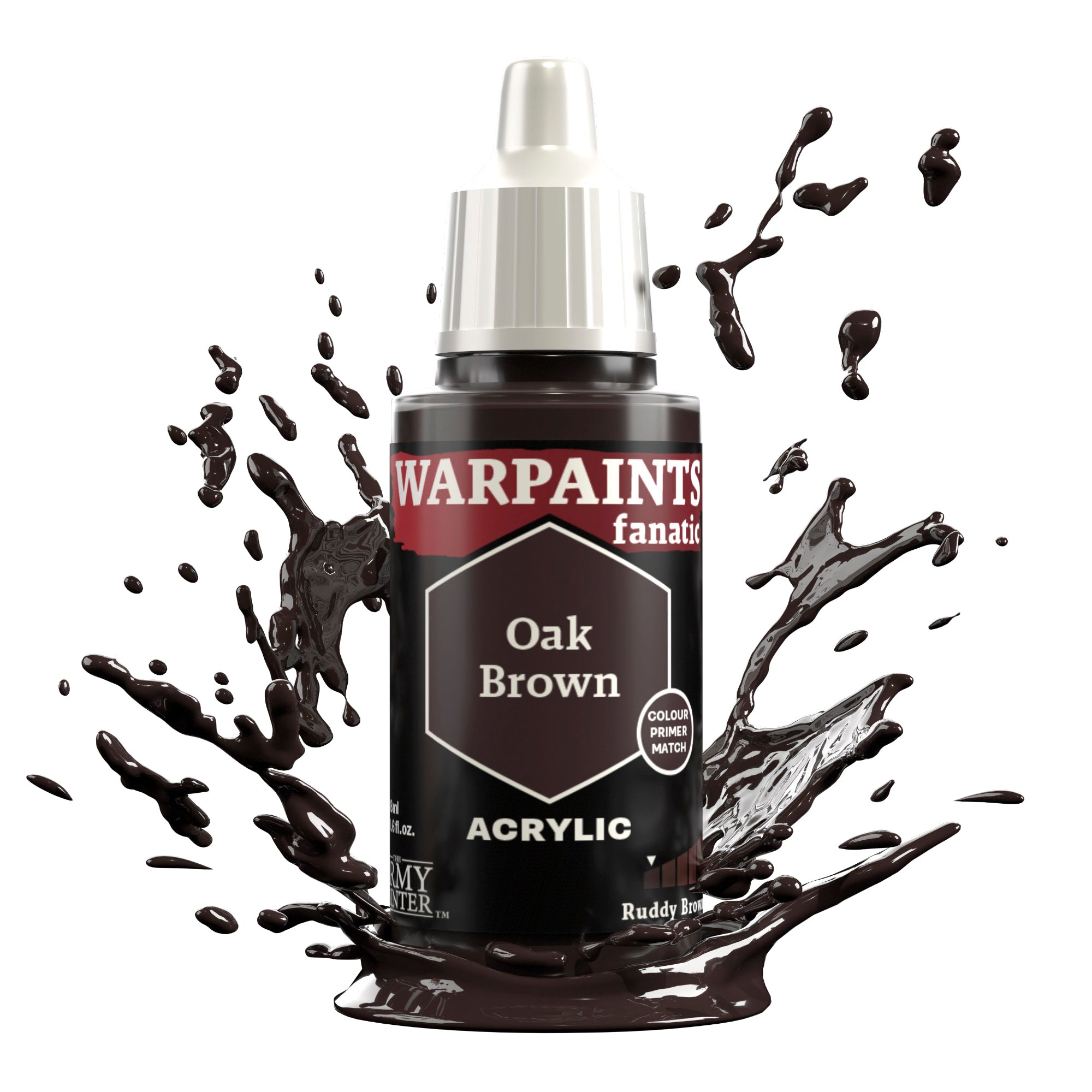 Warpaints Fanatic: Oak Brown - Professional Waterproof Face Paint for Cosplay & Halloween - Perfect for Costume Parties & Theatrical Makeup