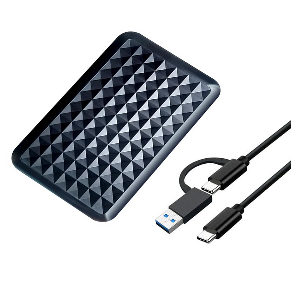 500GB Ultra Slim Portable External Hard Drive USB 3.1 Type C - 2.5
