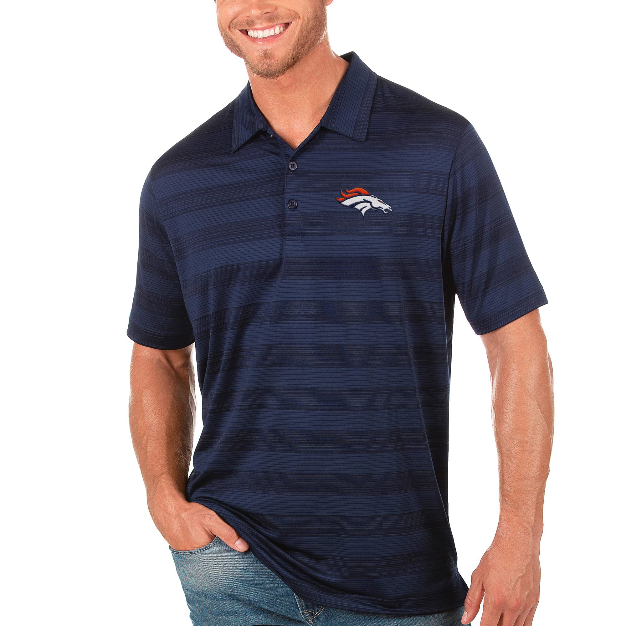 Antigua Men's Arizona Cardinals Compass Polo Shirt - Breathable Performance Golf & Casual Wear for NFL Fans