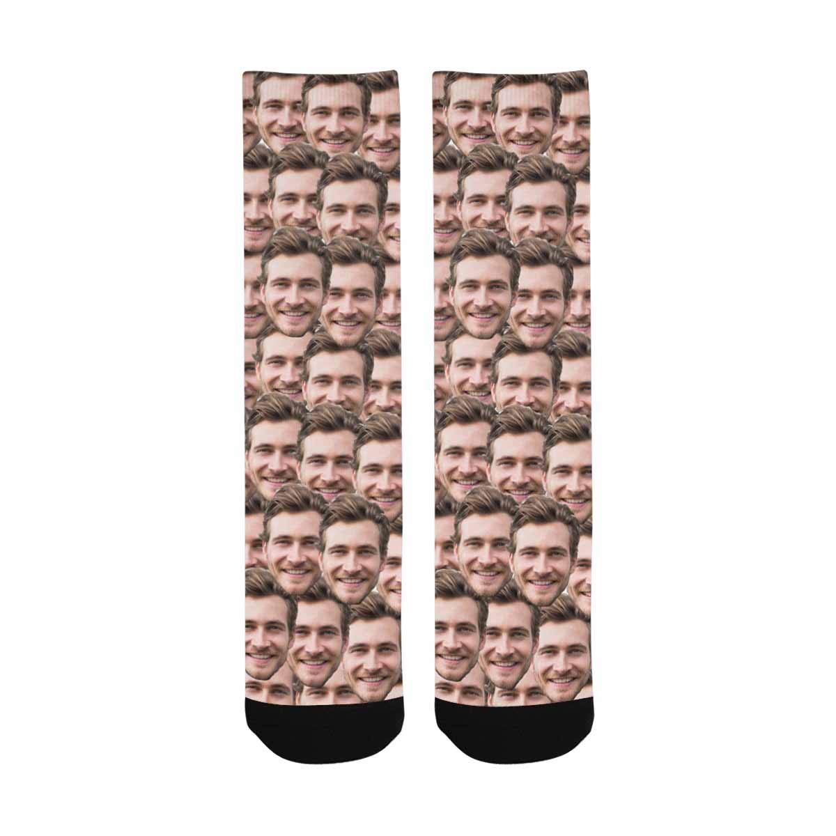 Custom Photo Socks - Personalized Face Socks for Women & Men | Soft Printed Socks with Your Picture | Perfect Gift for Birthdays, Anniversaries & Holidays